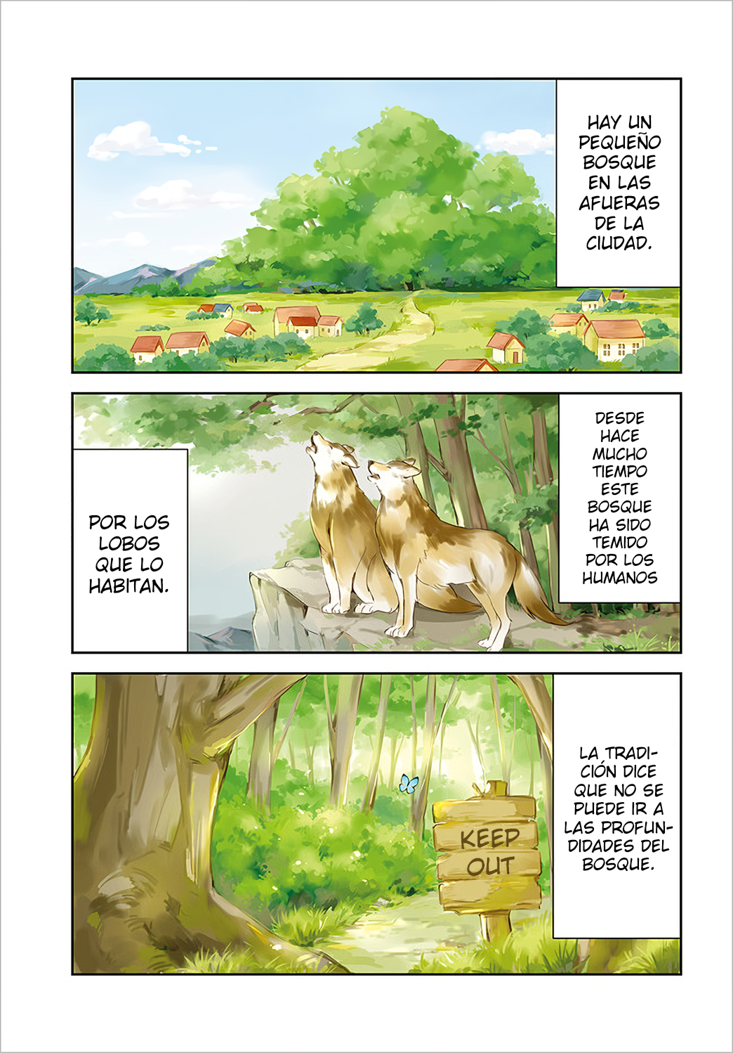 Chiisana Mori no Ōkami-chan Capítulo 1 第1页