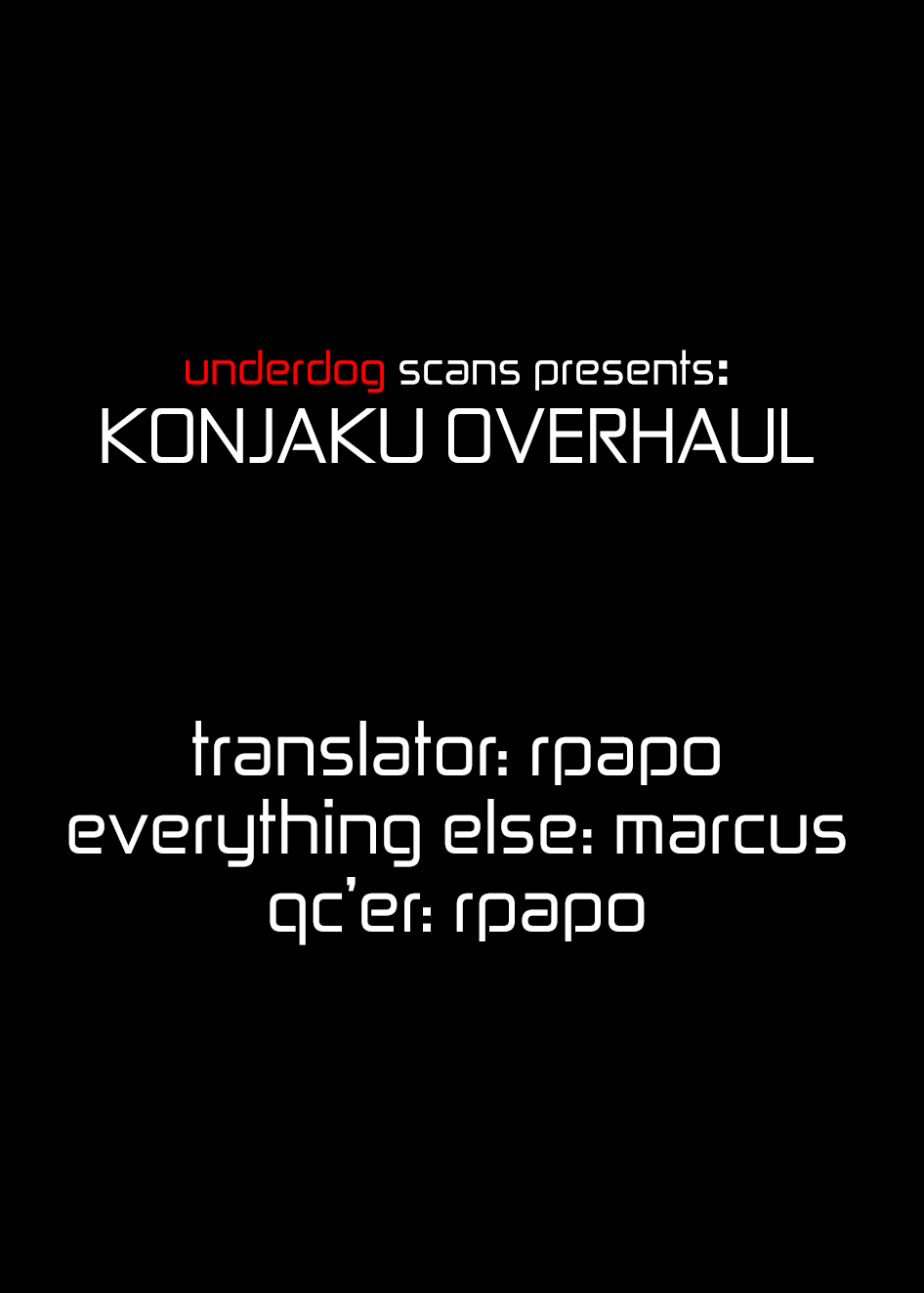 Konjaku Overhaul 第1页