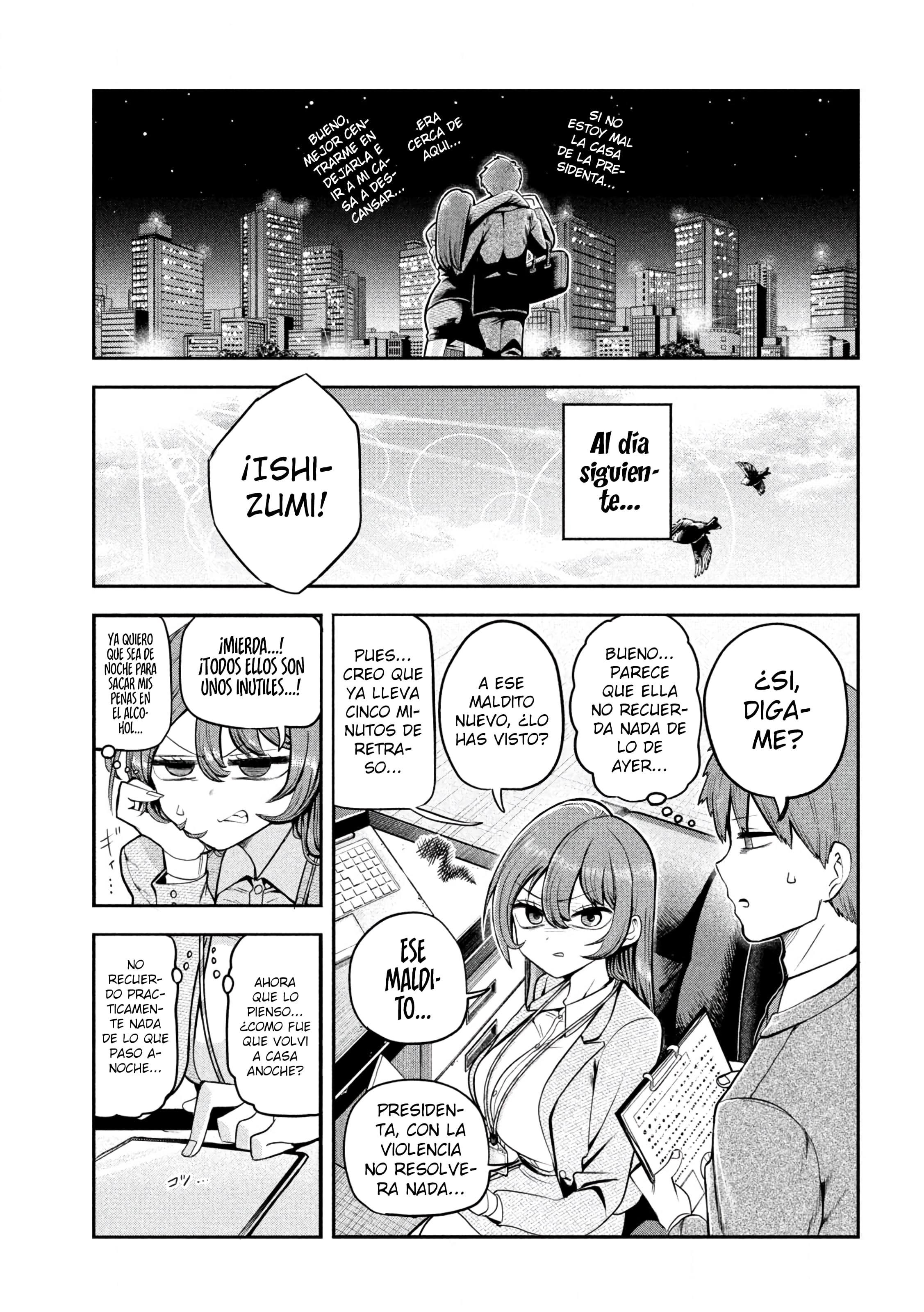 Shachou to Sake to Hoshi La Presidenta Y El Parque 第21页