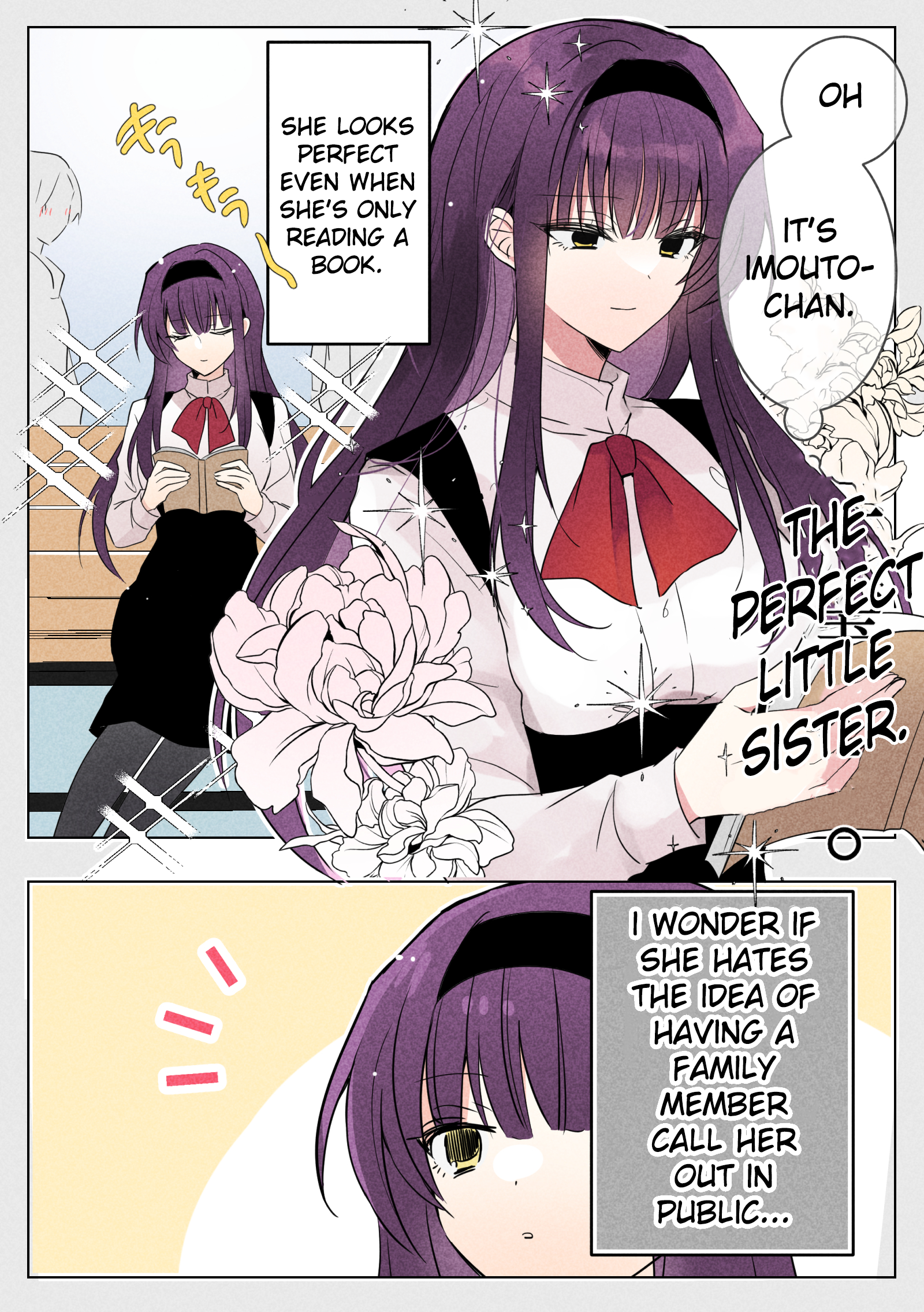 Kanpeki na Imouto Perfect sister who met her brother outside. 第1页