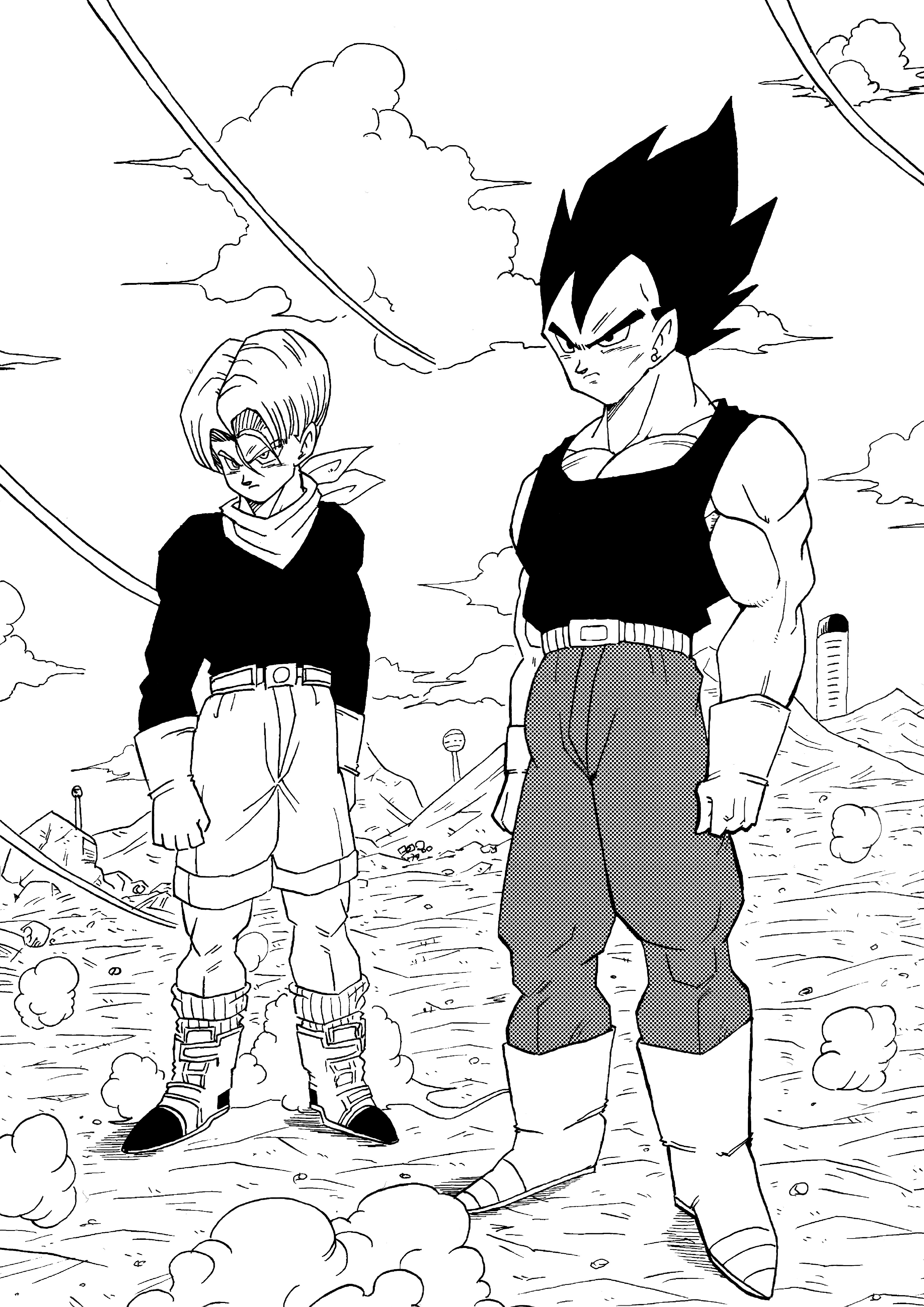 Dragon Ball LE (Doujinshi) Le monde après 10 ans 第60页