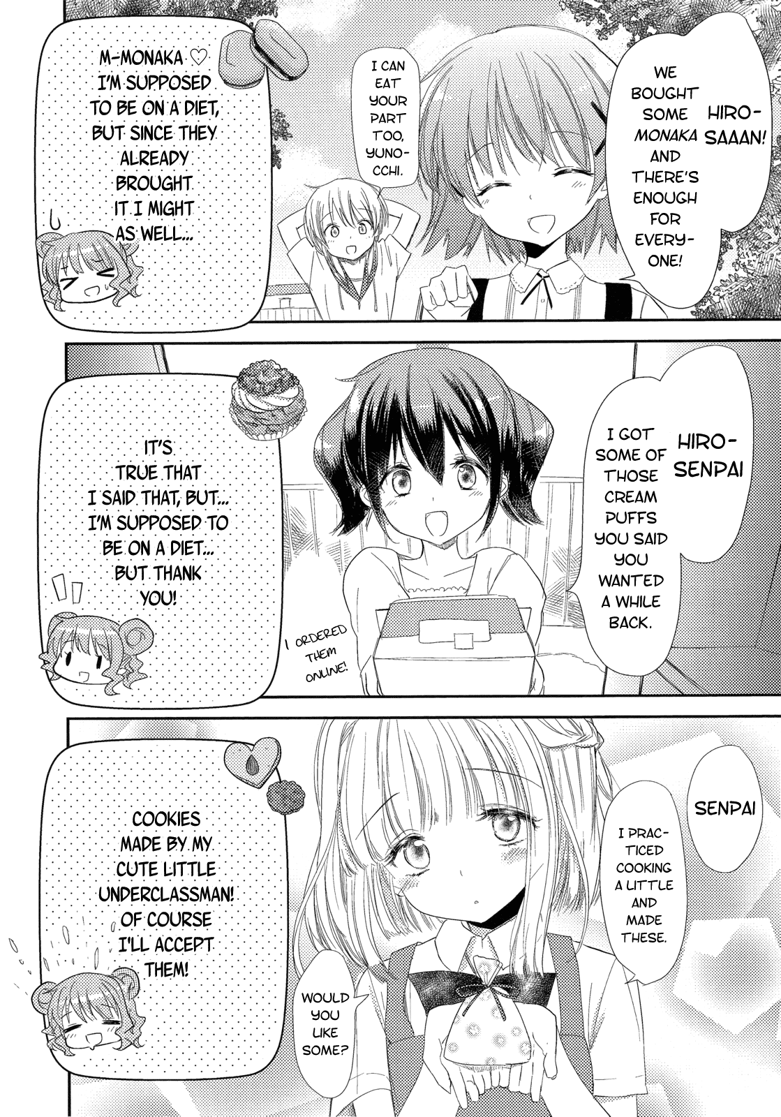 Hidamari Sketch Story Anthology Comic The Weight of Pastries 第2页