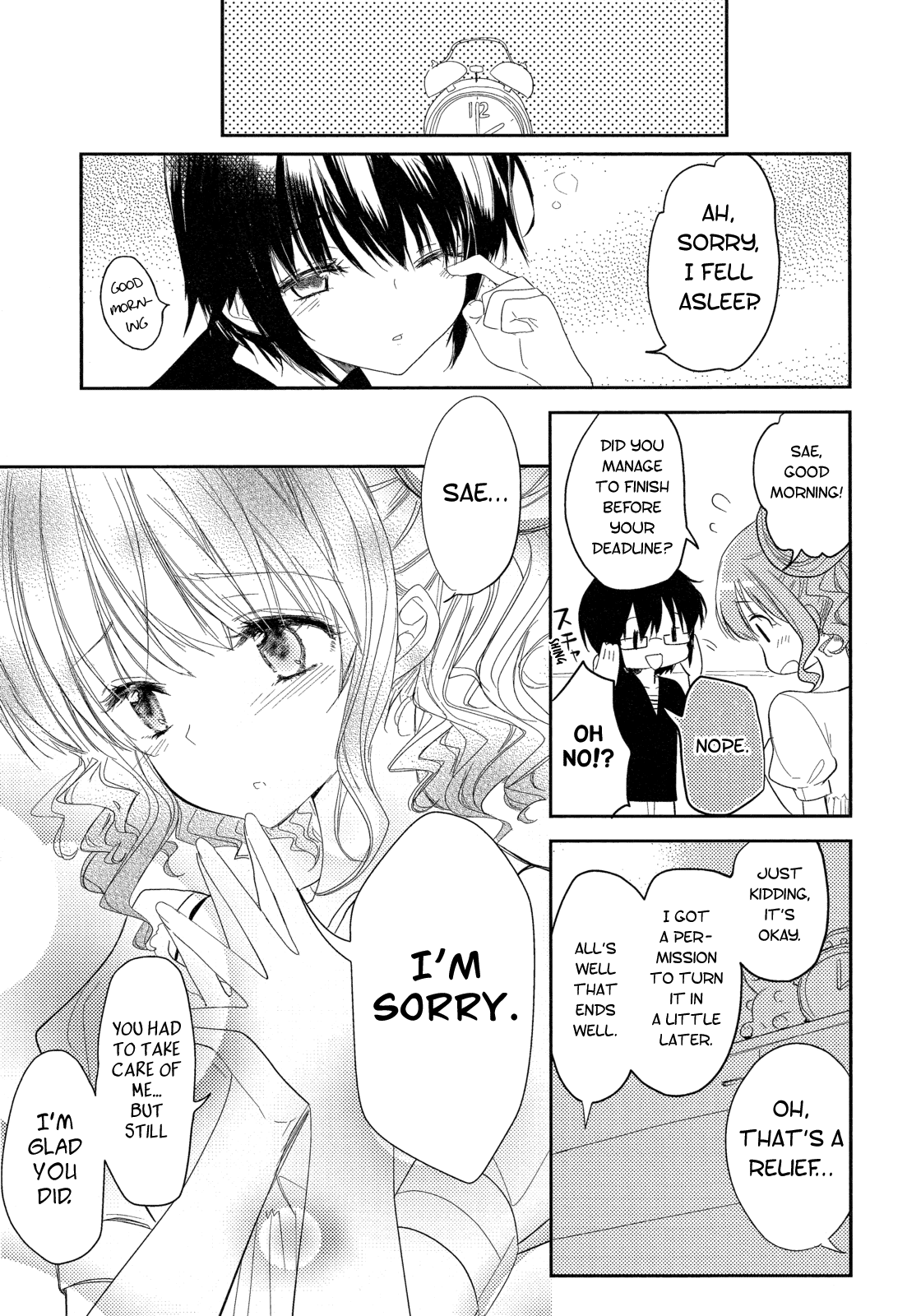 Hidamari Sketch Story Anthology Comic The Weight of Pastries 第9页