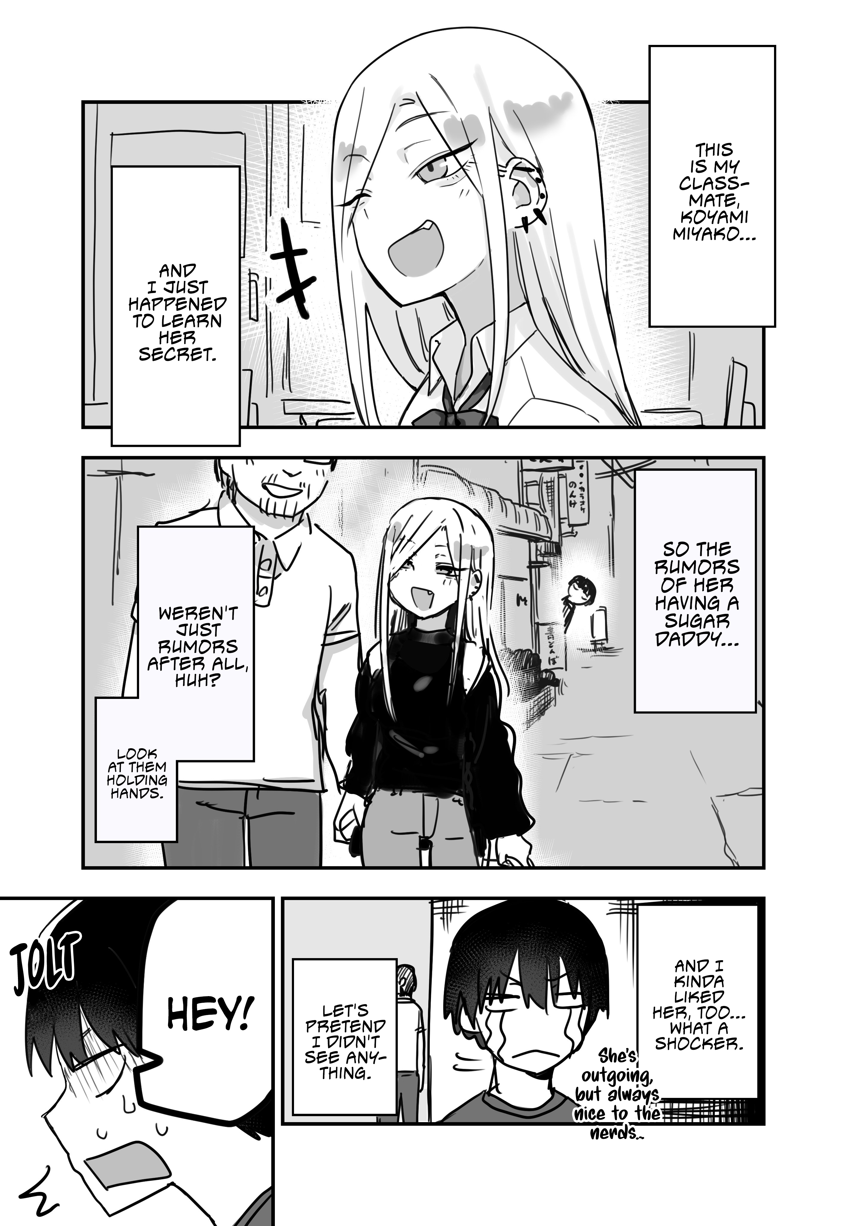 The Gyaru in My Class Has a Sugar Daddy... 第1页