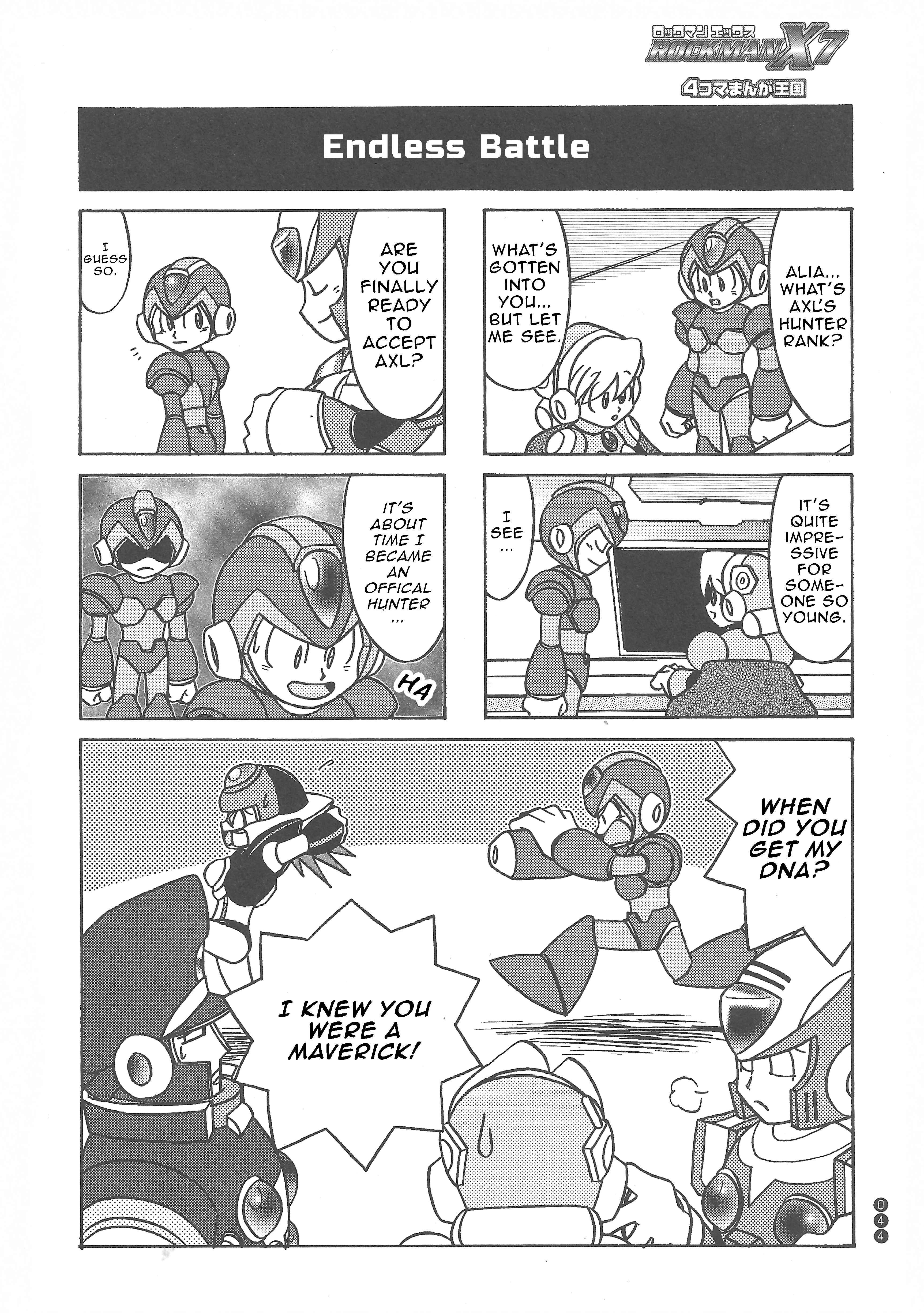 Mega Man X7: 4Koma Manga Kingdom Axl is Growing up 第8页