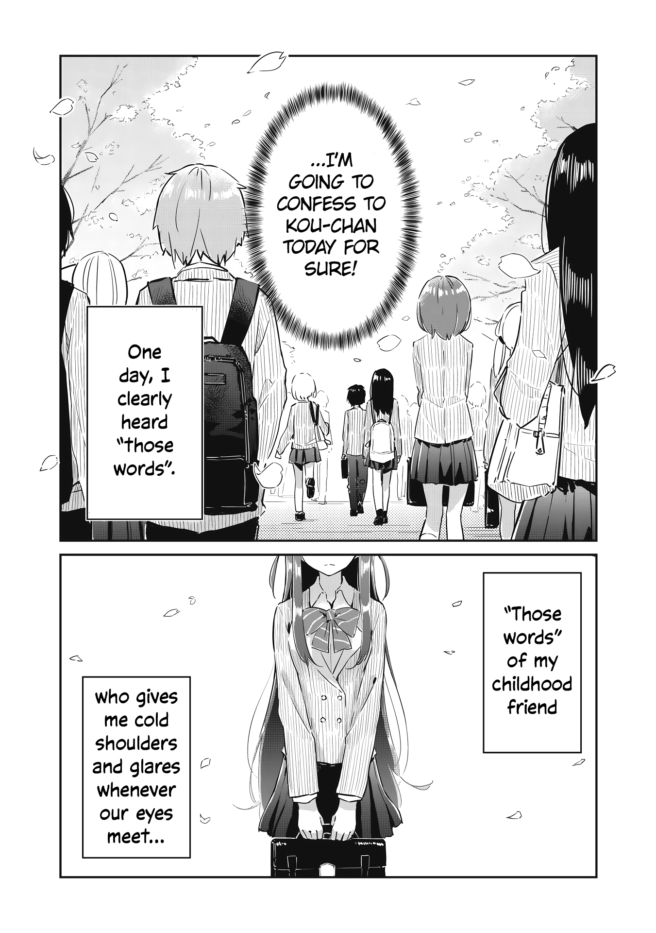 Ittsumo Shiotaiou na Osananajimi dakedo, Ore ni Kataomoi shite iru no ga Barebare de Kawaii. I Saved a Cat, and Now I Can Use Superpowers (Part 1) 第1页