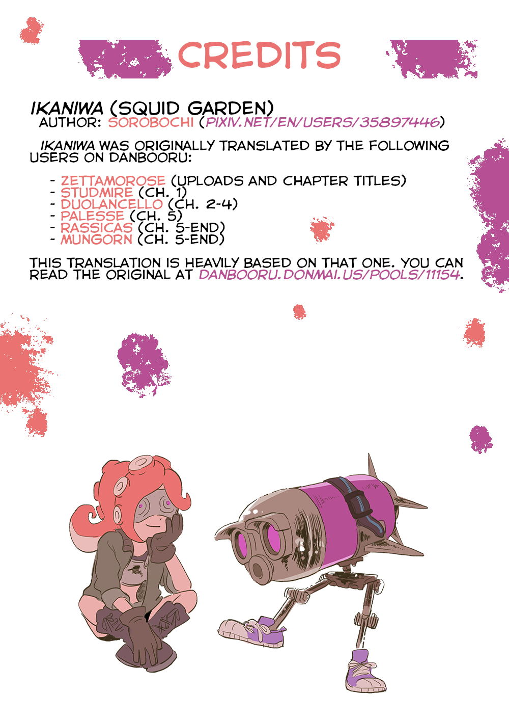 Sorobochi's Splatoon Extras Squid Garden 第1页