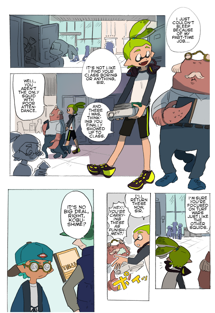 Sorobochi's Splatoon Extras Squid Garden 第4页