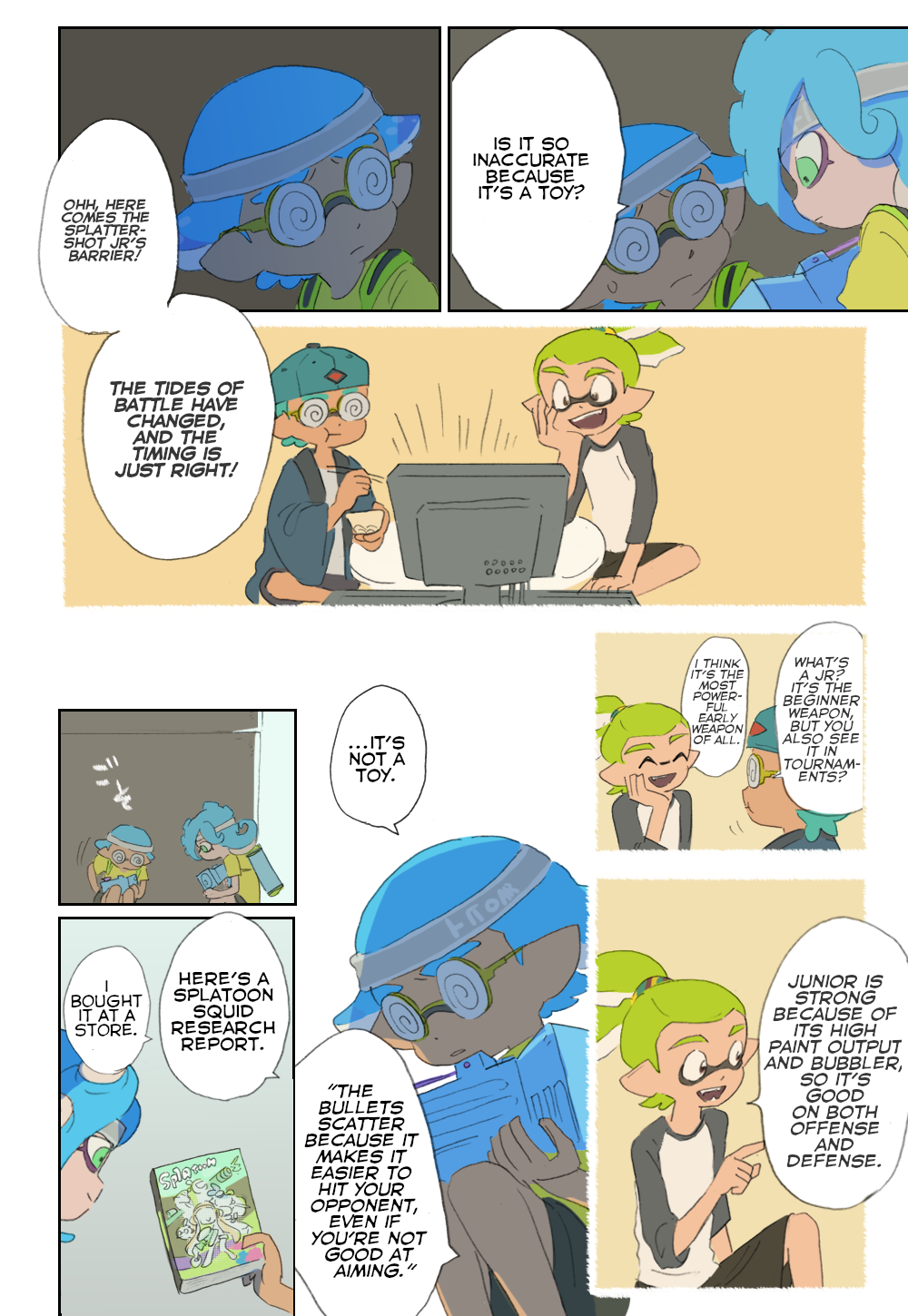 Sorobochi's Splatoon Extras Squid Garden 第77页