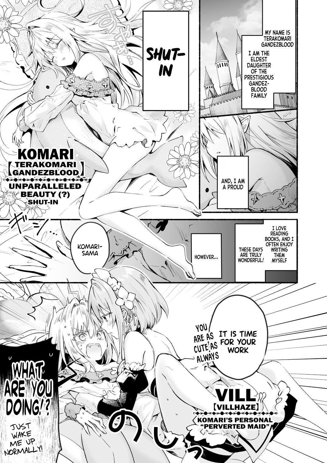 Hikikomari Kyuuketsuki no Monmon (Oneshot) 第1页