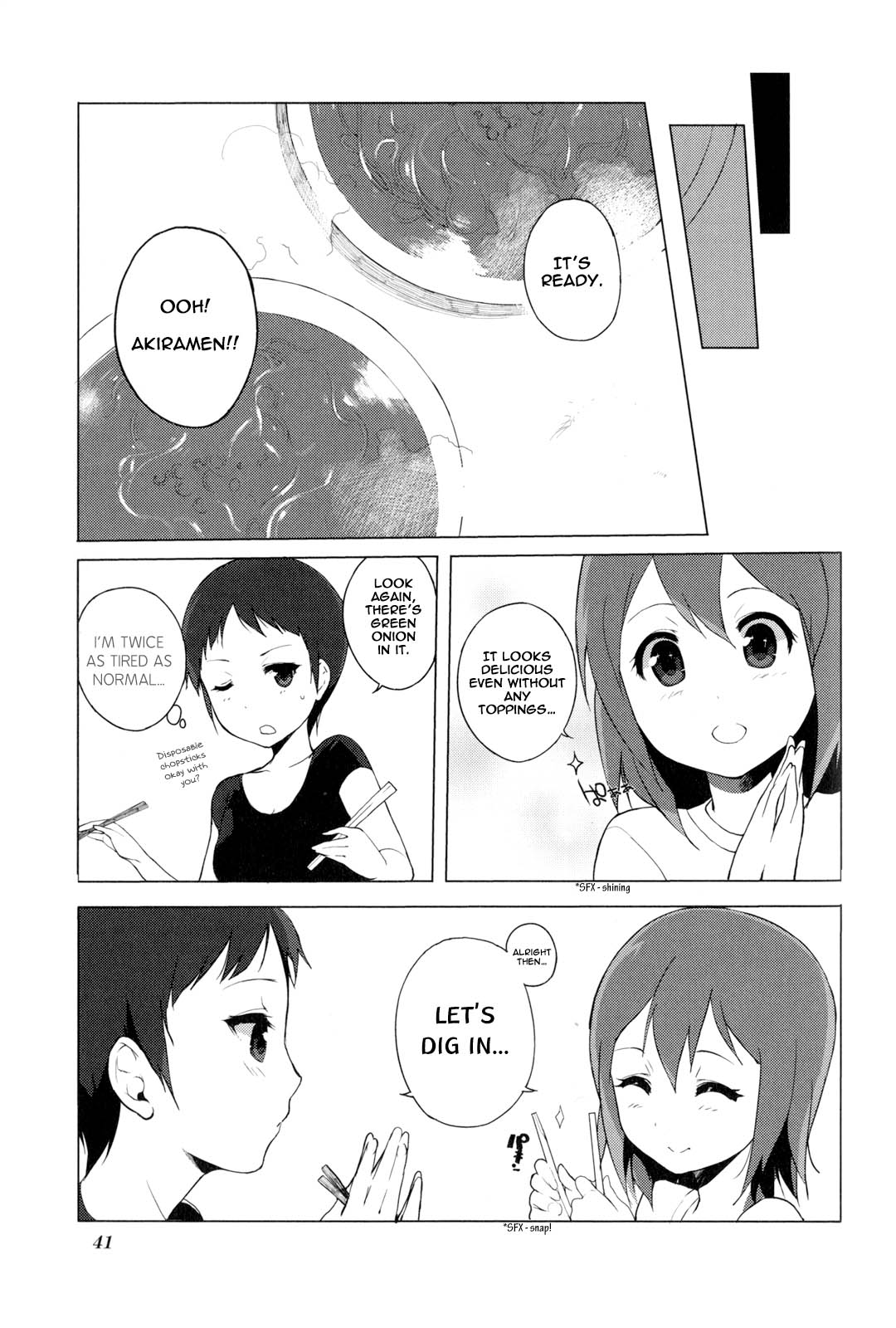 K-ON! Story Anthology Comic Night Snacking Club! (by Sasamori Tomoe) 第5页