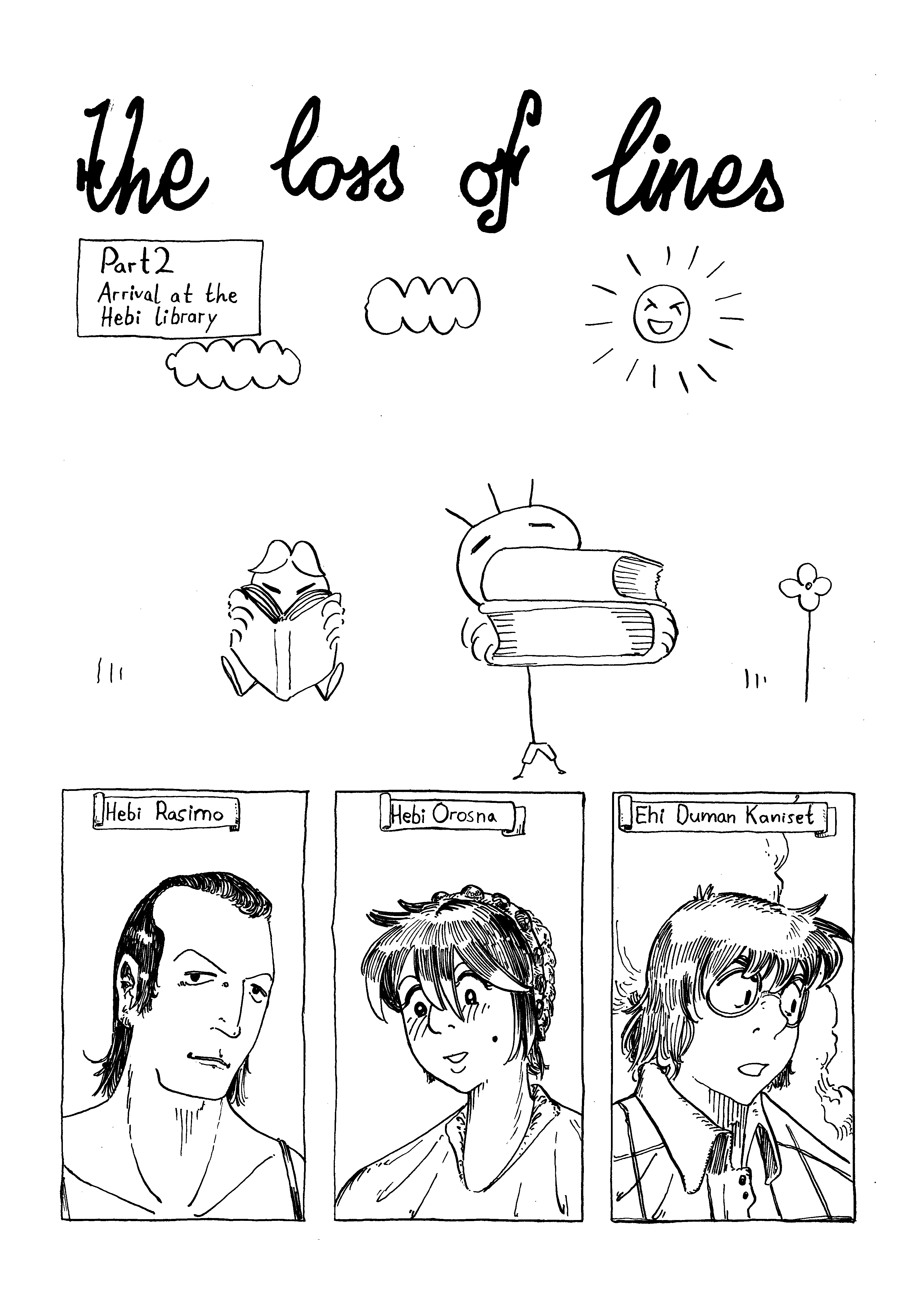 Loss of lines Arrival at the Hebi library 第2页