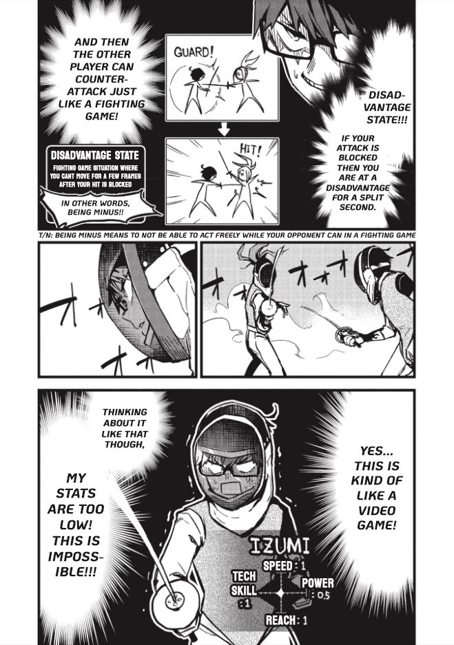 1F no Kishi Gamer and Fencer 第3页