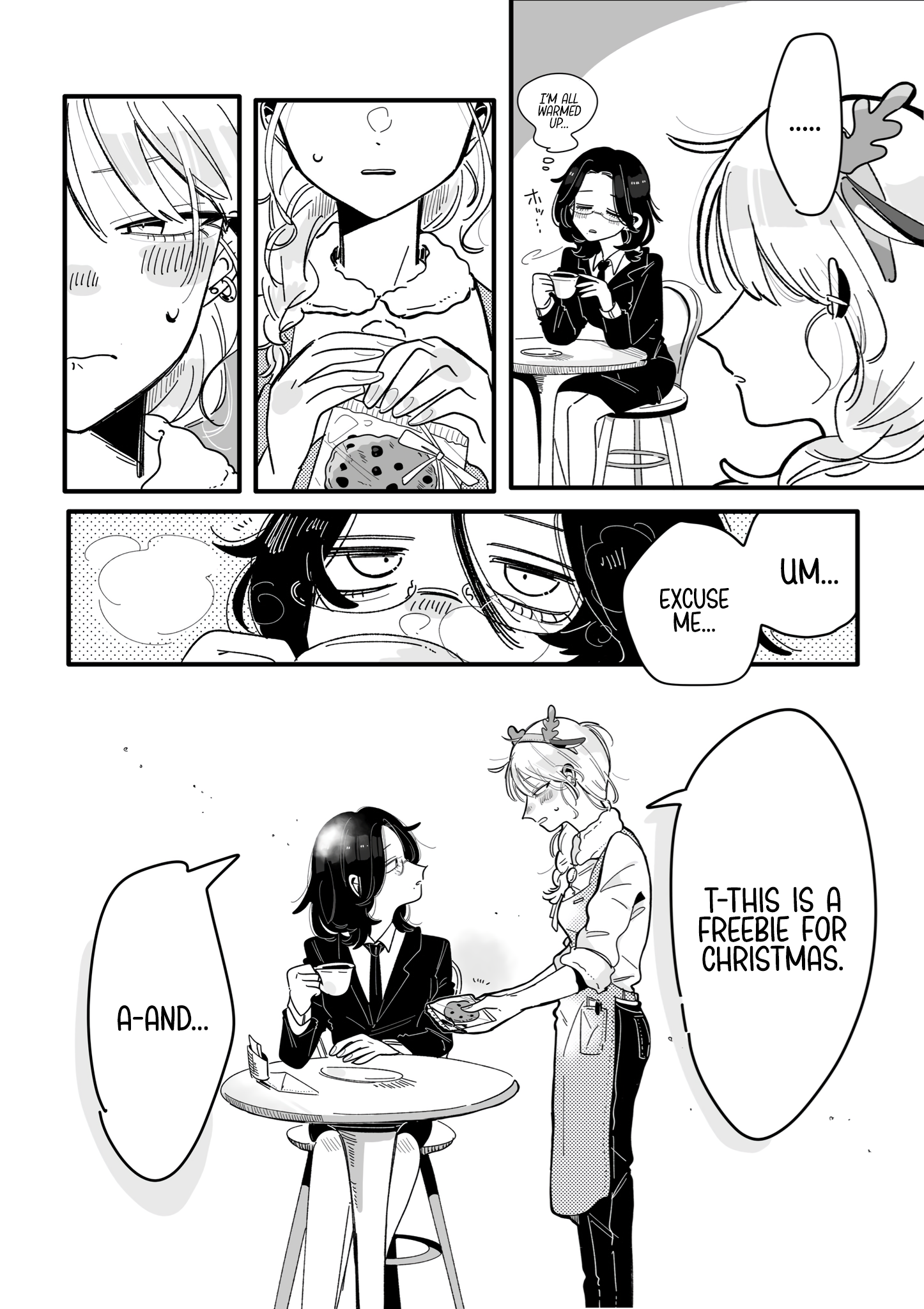 The Overworked Office Lady's Café Crush Ch. 3 第4页
