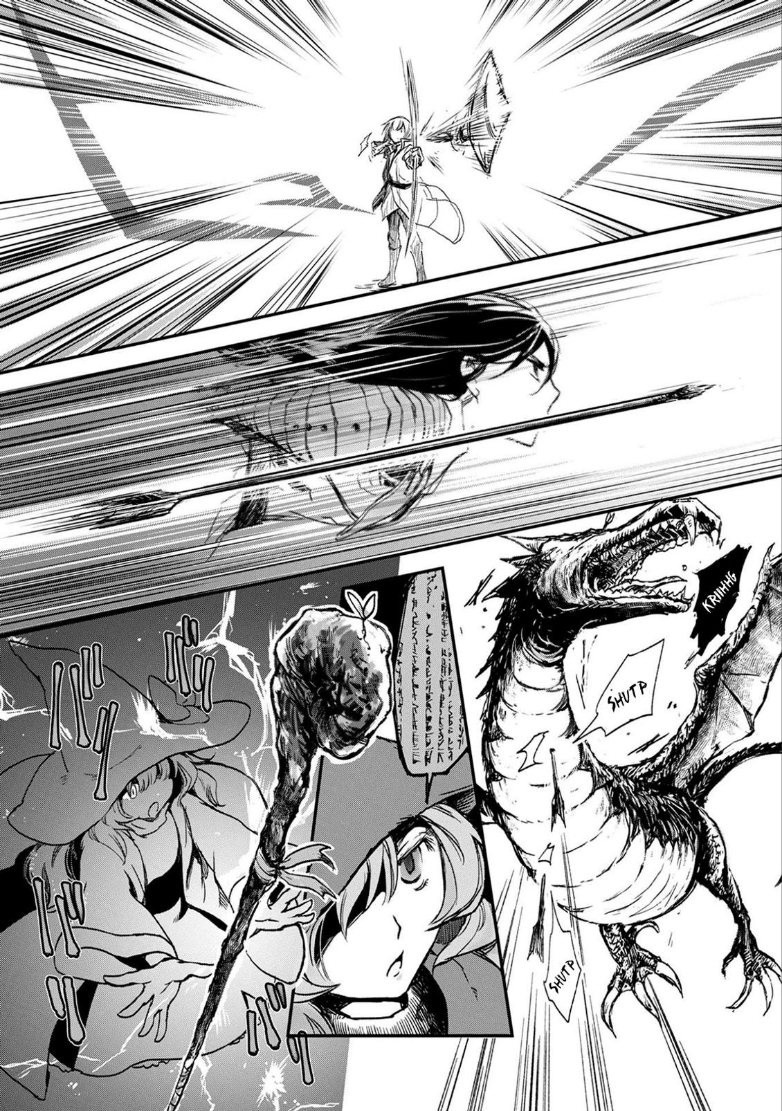 Boukensha ni Naritai to Miyako ni Deteitta Musume ga S-Rank ni Natteta: Kurokami no Ikusaotome Vol. 1 Ch. 1 第28页