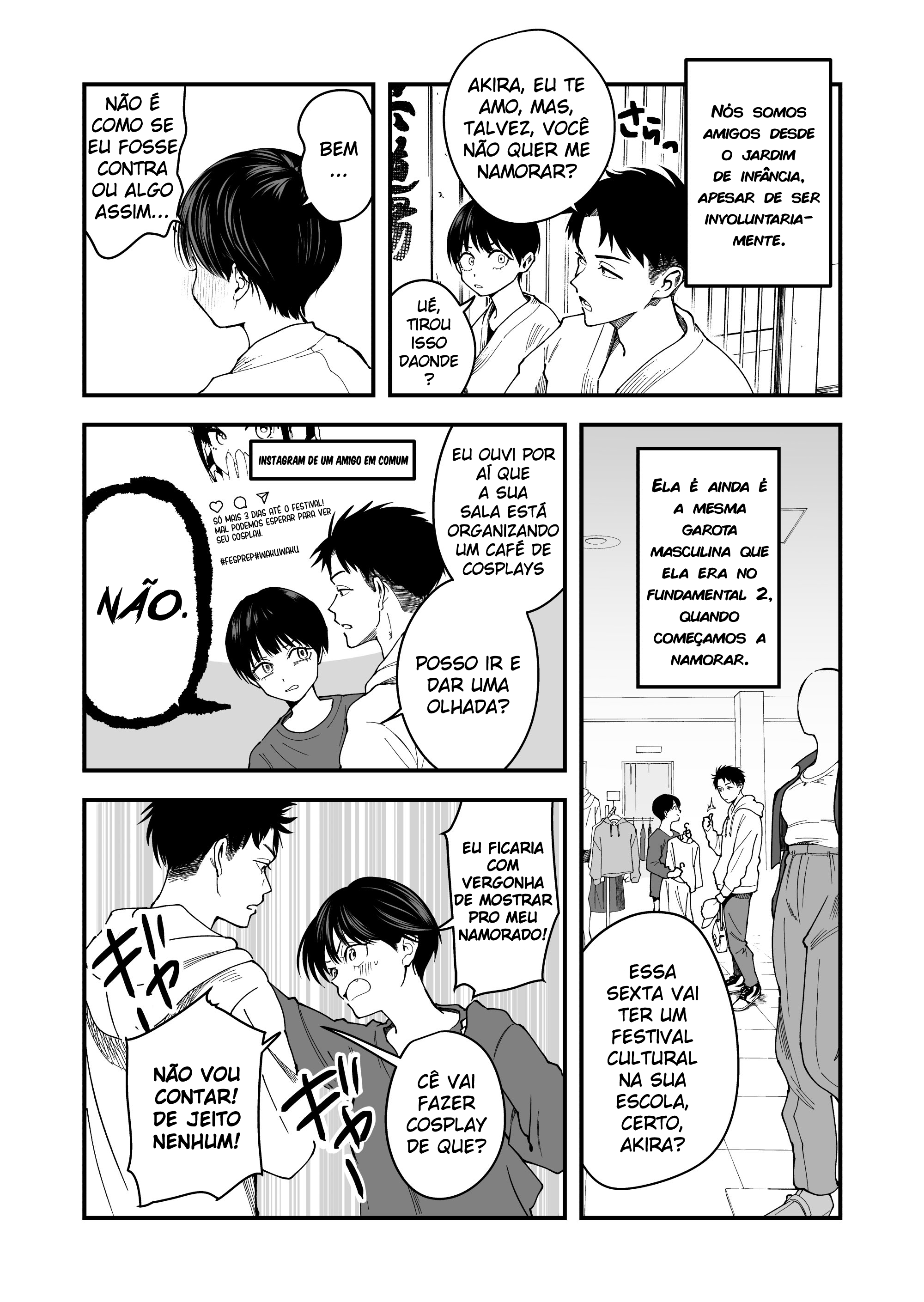 Boyish Kanojo ga Kawaisugiru Minha namorada tomboy de outra escola é bem fofa 第2页