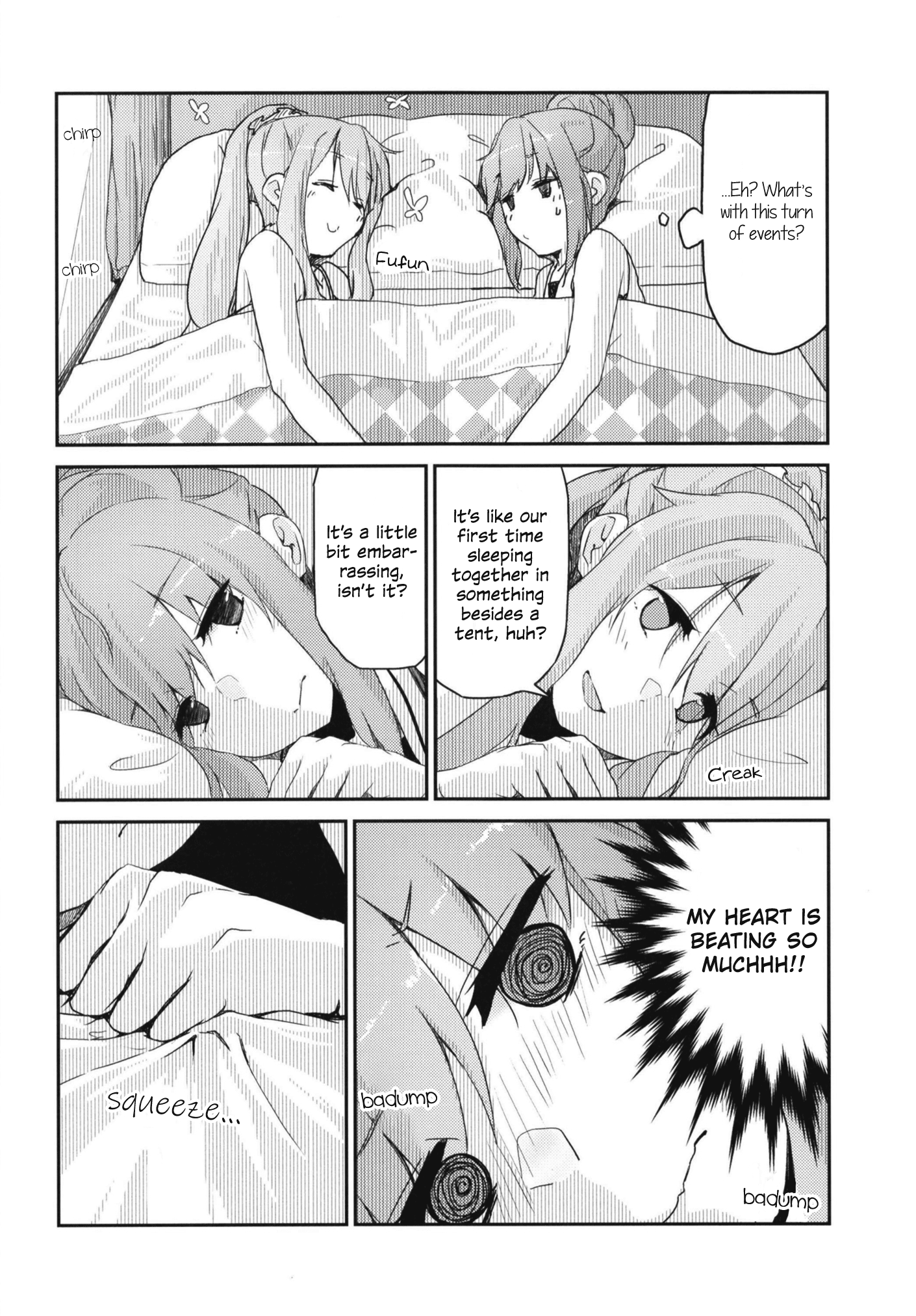 Yurucamp △ - Icha Camp (Doujinshi) Nadeshiko x Rin - Summer's Bed, The Two's Time Together 第8页
