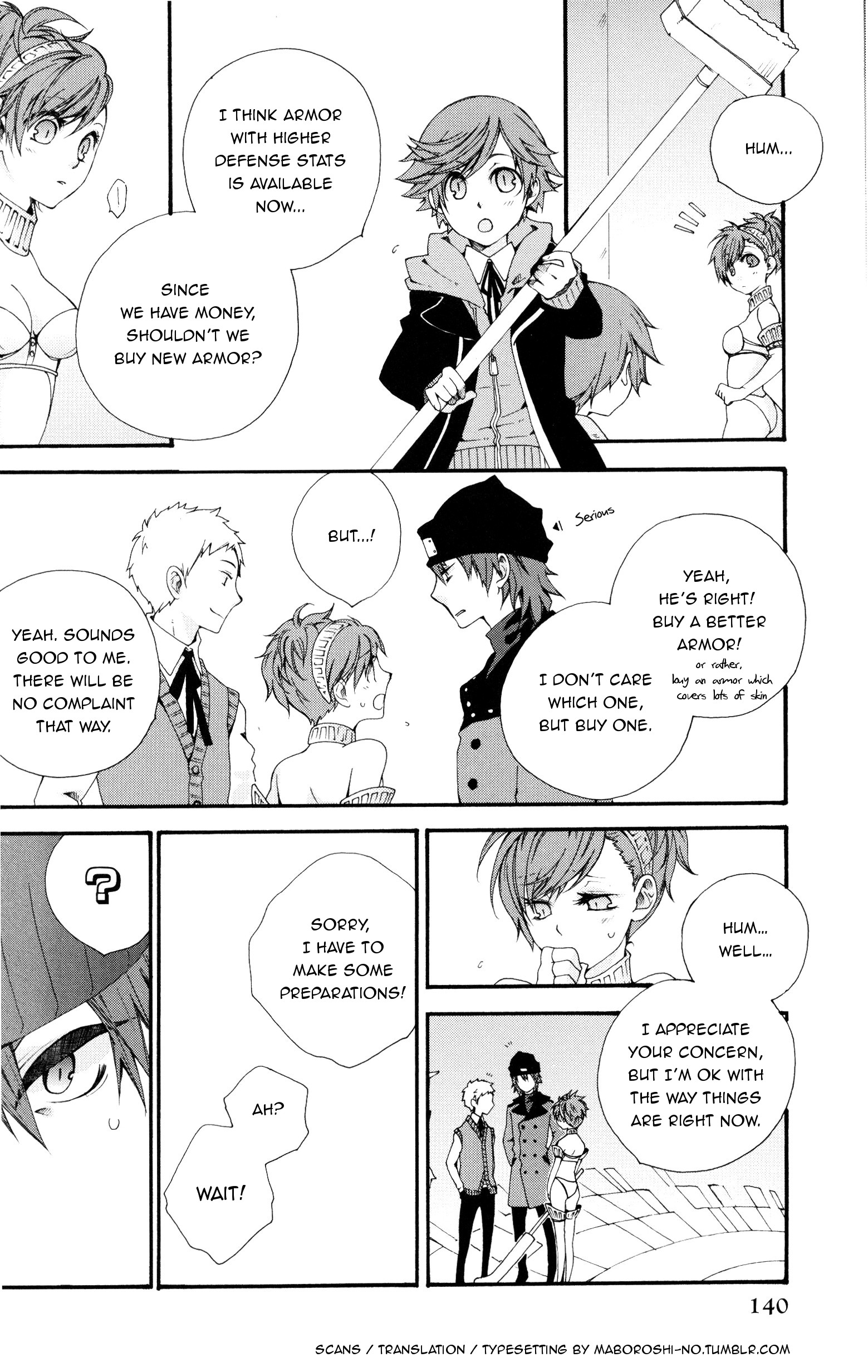 Persona 3 Portable Comic Anthology (DNA  Media Comics) The S.E.E.S Girls Collection (Artist: Chitose Asahi) 第4页