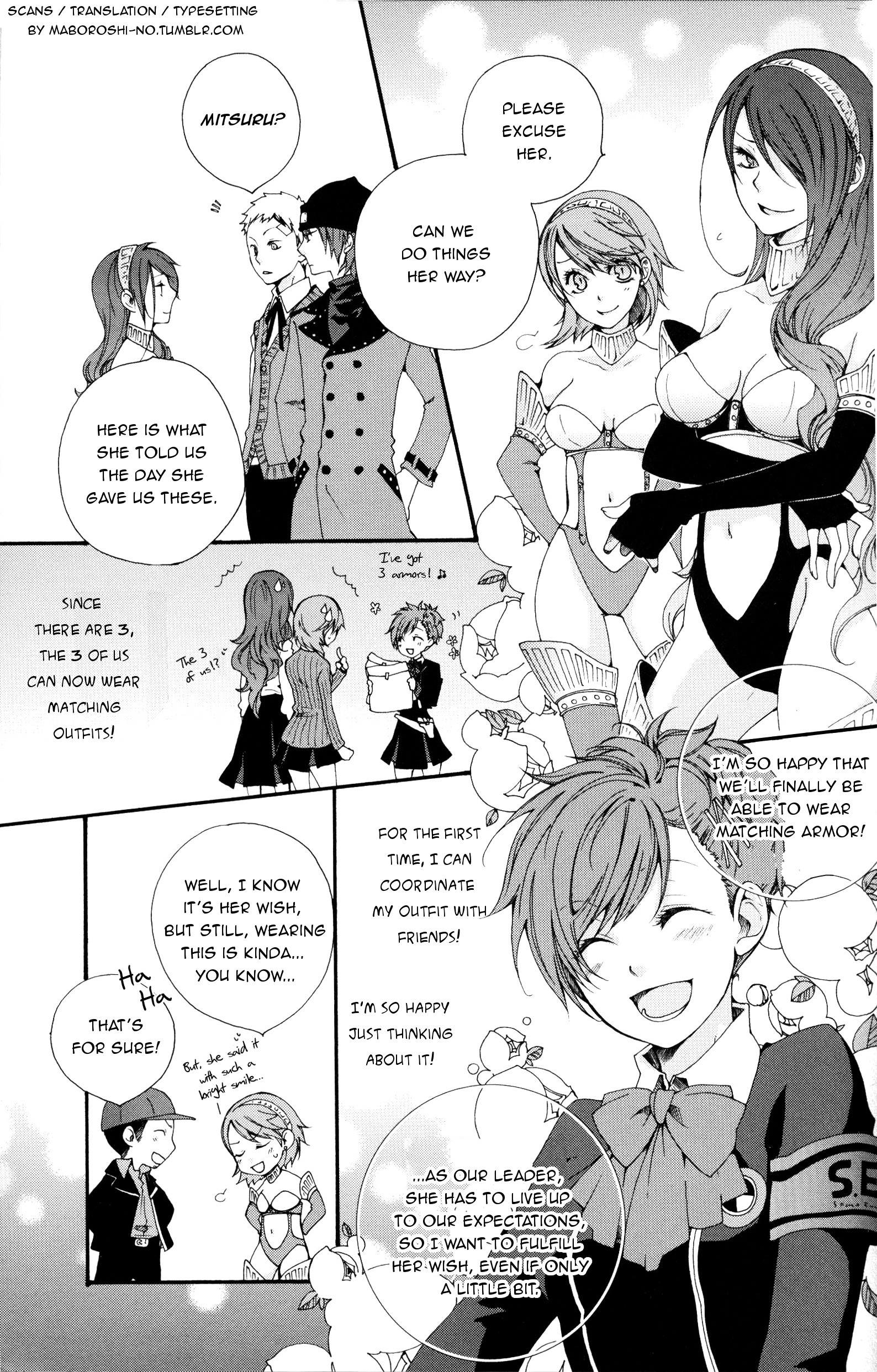 Persona 3 Portable Comic Anthology (DNA  Media Comics) The S.E.E.S Girls Collection (Artist: Chitose Asahi) 第5页