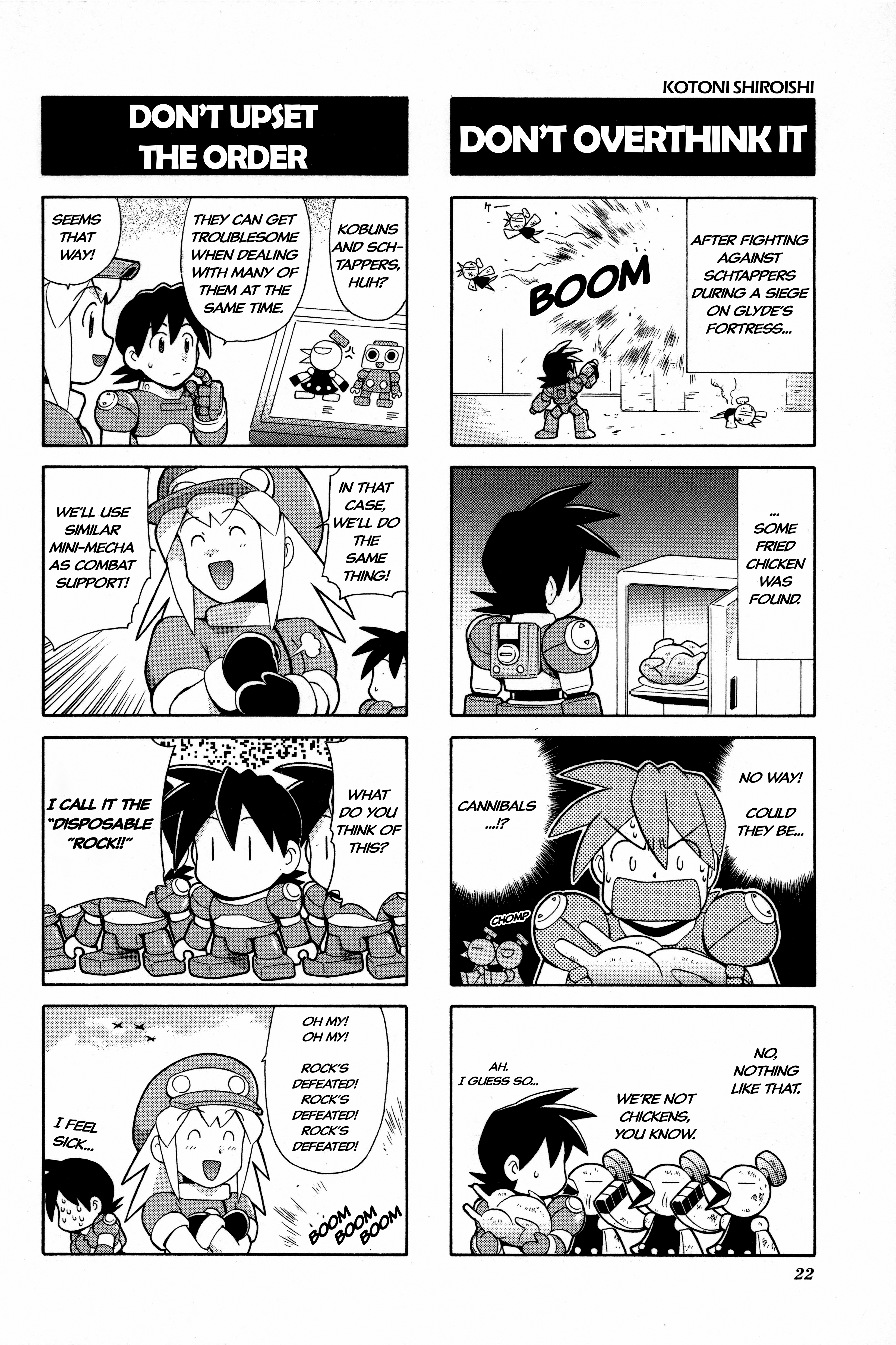 Rockman DASH2 4Koma Gag Battle Princesses & Servants 第4页