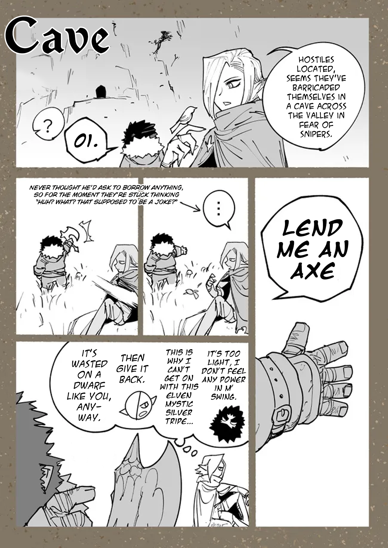 Onofuri Elf to Yumihiki Dwarf Cave 第1页