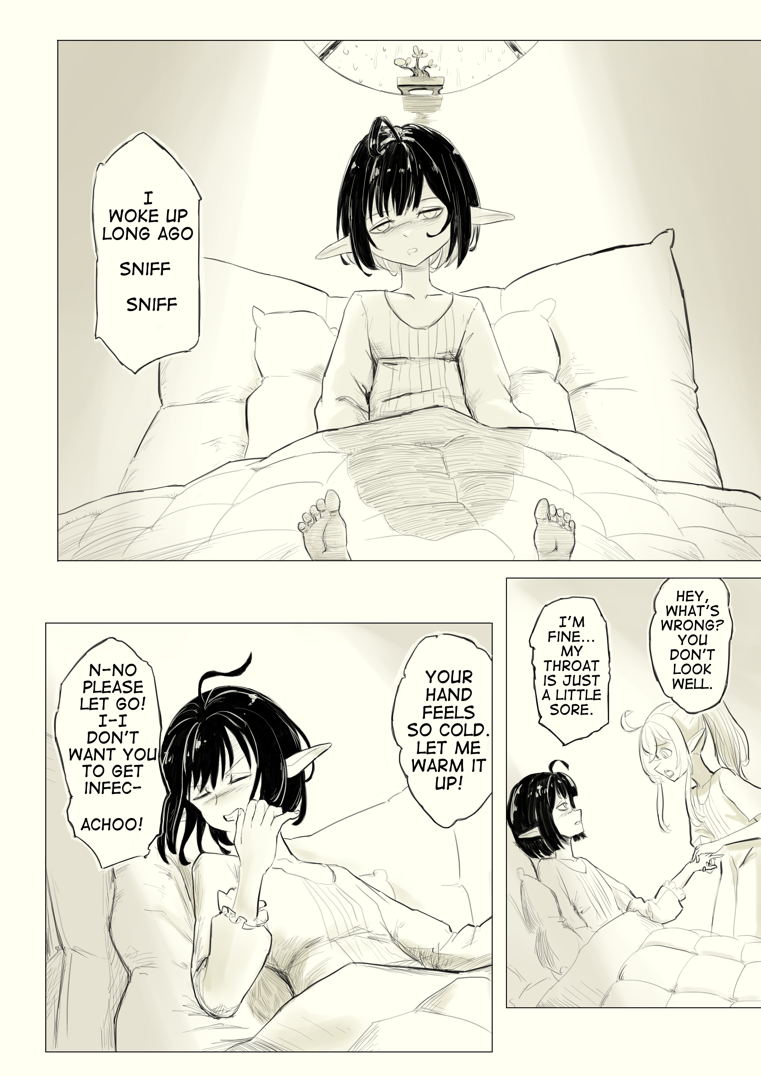 Mia & Sera's daily life Cold Shower 第4页