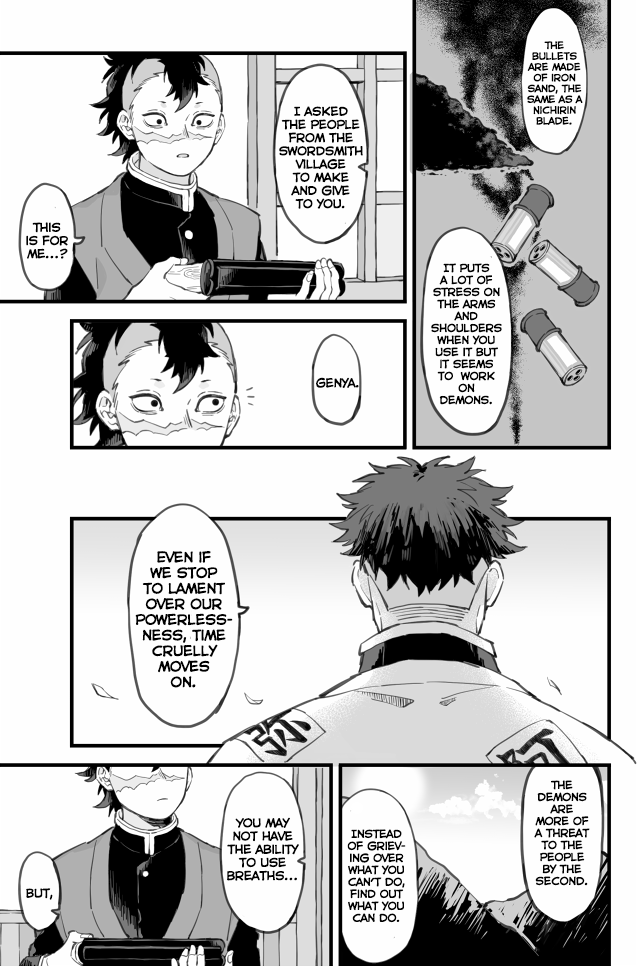 Kimetsu no Yaiba - Genya Comics (Doujinshi) (by: Yunta) - The story of the Rock Pillar and his disciple 第9页