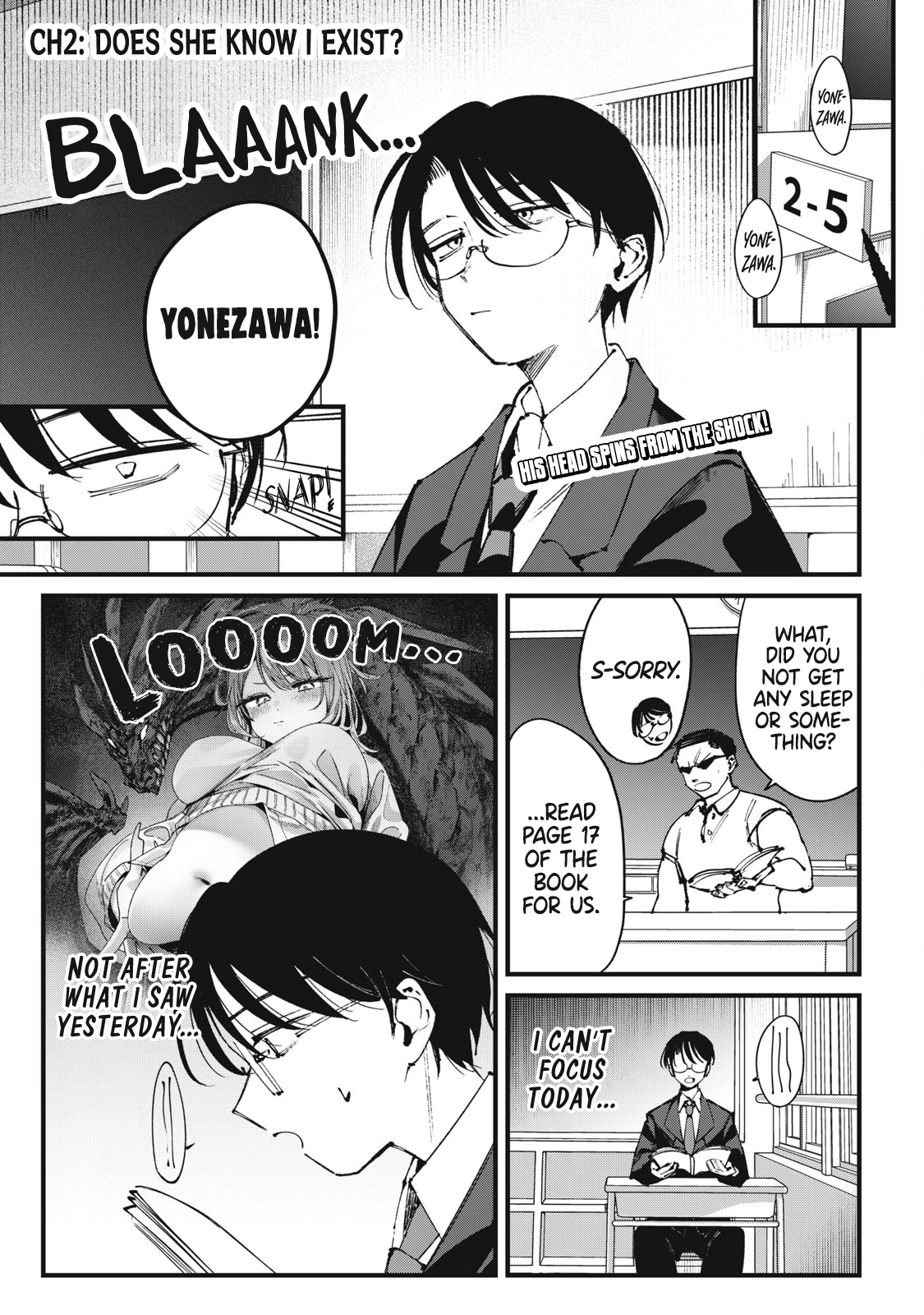 Hochiya-san wa Amariaru Does She Know I Exist? 第1页