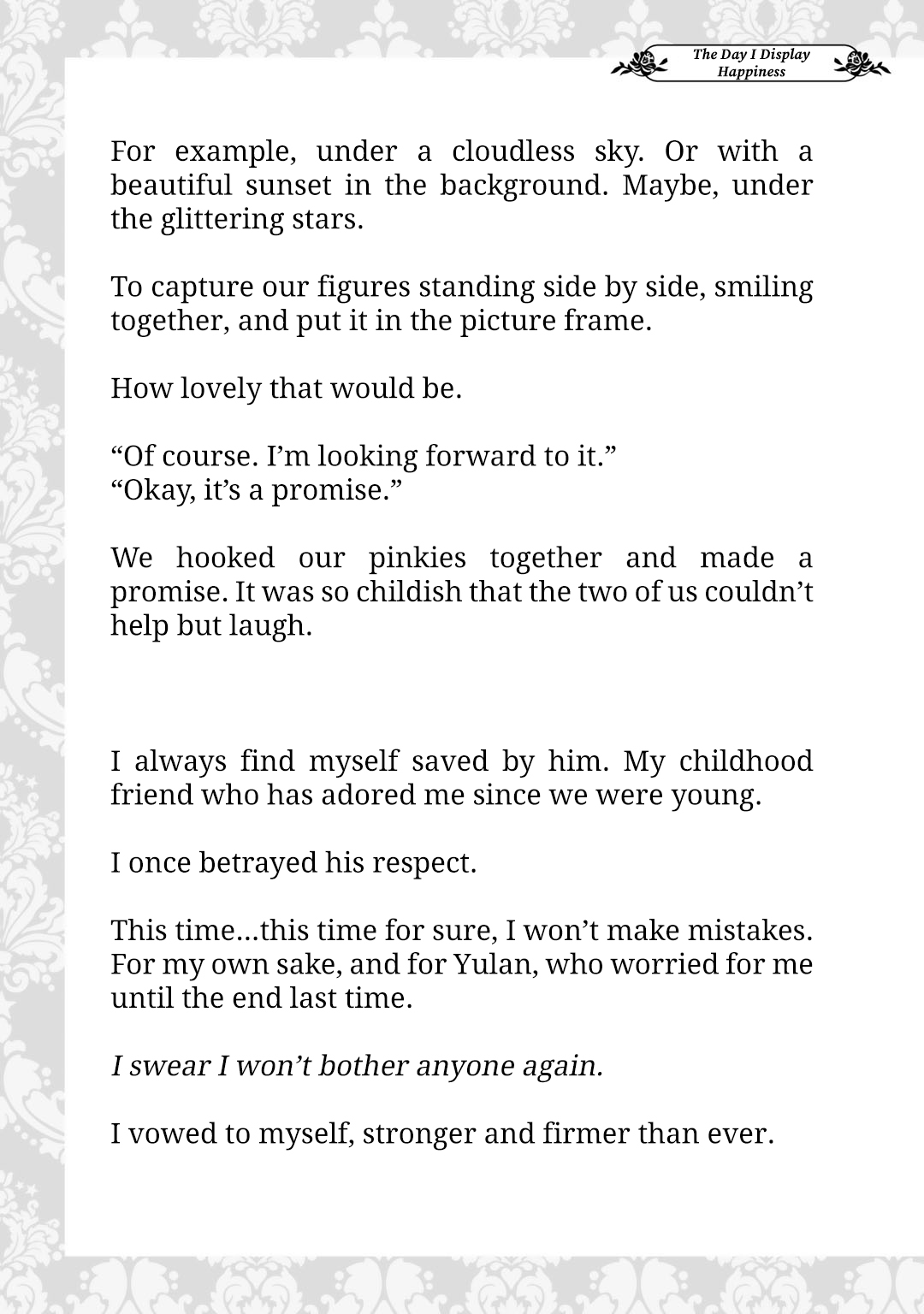 I Swear I Won't Bother You Again! Vol. 1 Ch. 5.5 第23页