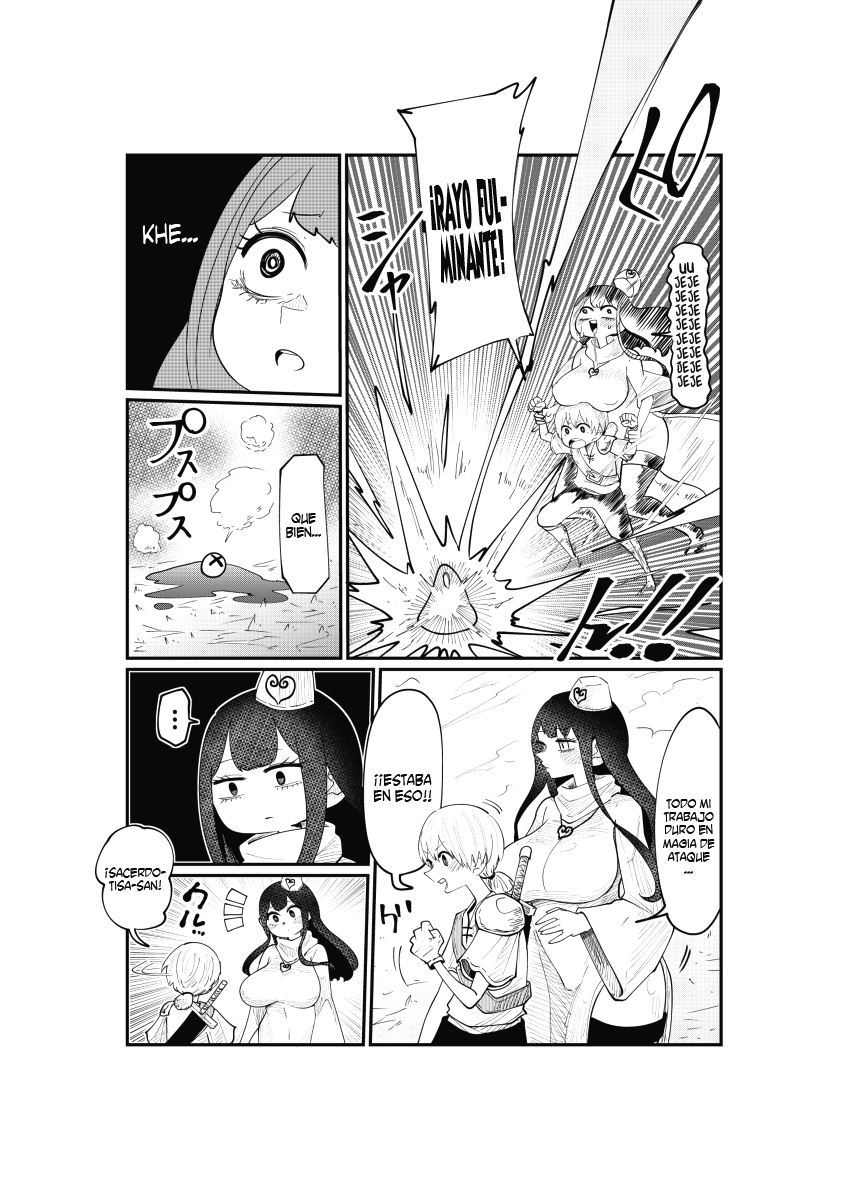 The Hero and the Priestess ¡¡Slime derrite nuestra ropa!! 第4页