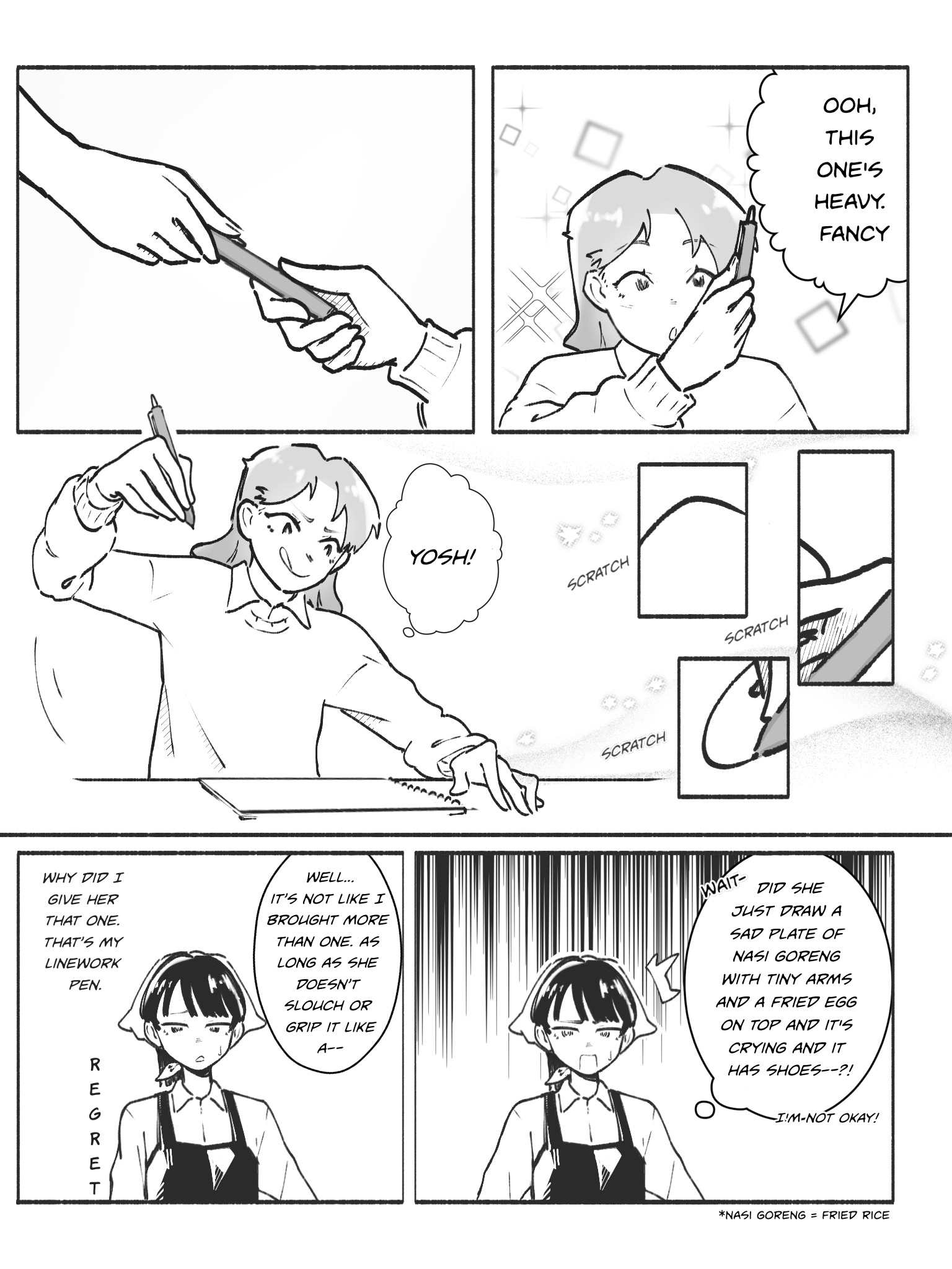 Don't Draw Me (Okay Maybe a Bit) Pen Sharing 第2页