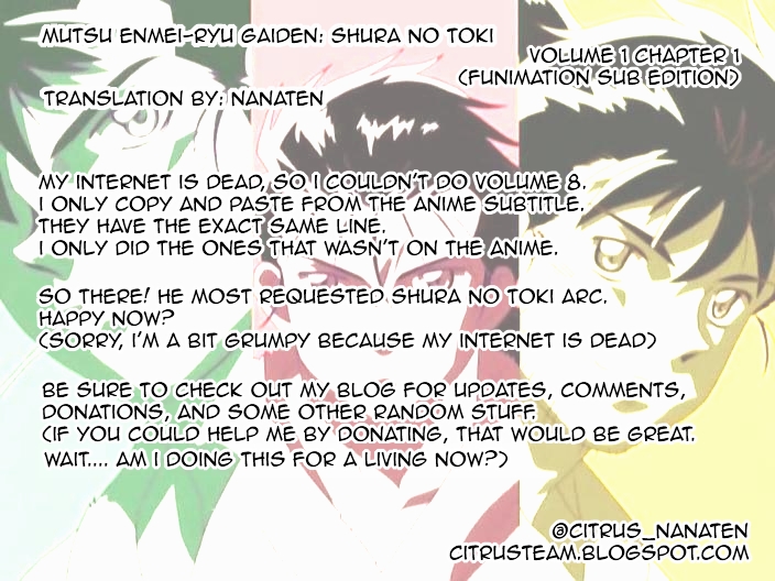 Mutsu Enmei Ryuu Gaiden - Shura no Toki 第1页