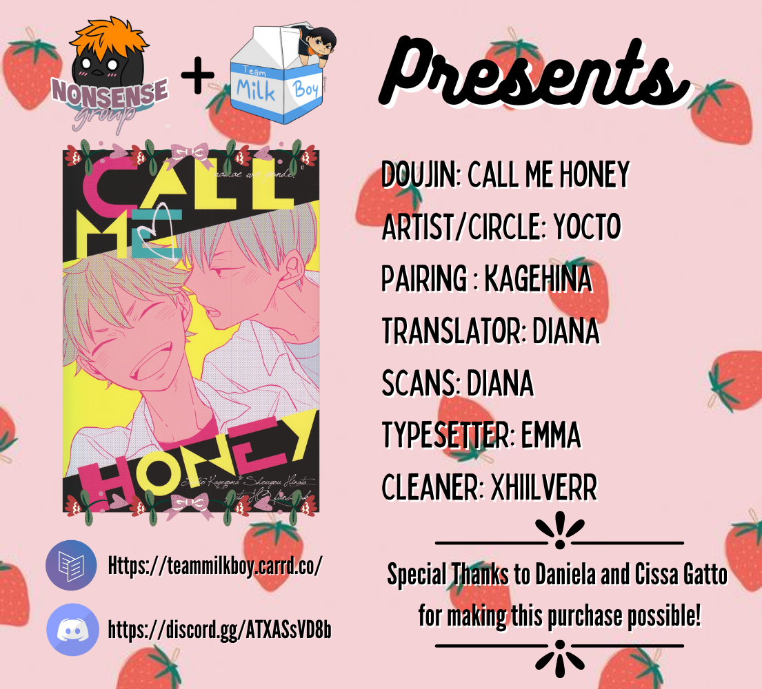 Haikyu!! - Call Me Honey (Doujinshi) 第1页