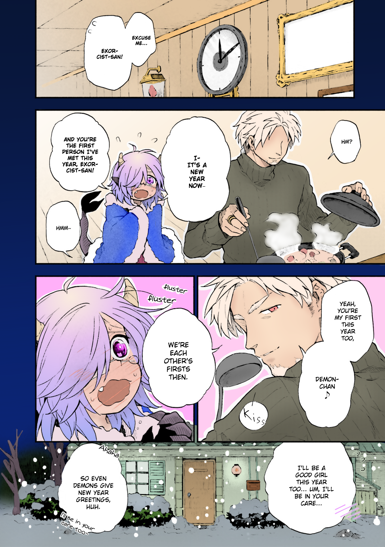 Taimashi to Akuma-chan  (Fan Colored) New Year with Demon-chan 第4页