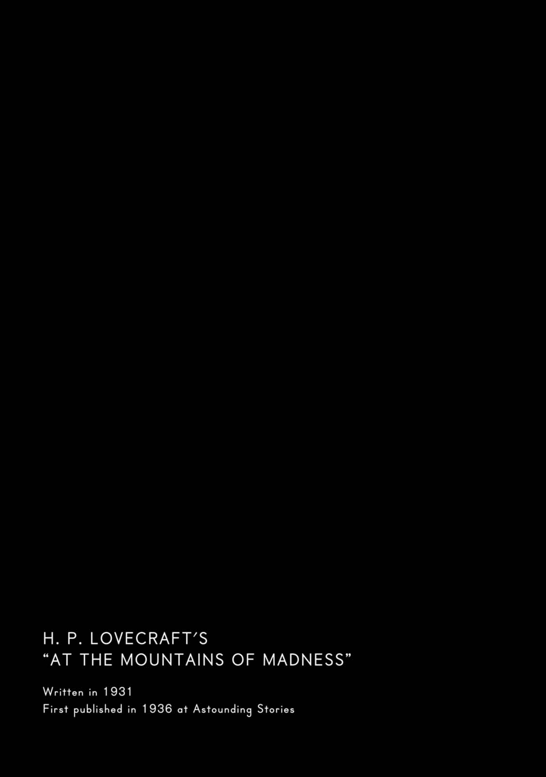 H.P. Lovecraft's At the Mountains of Madness 風暴之後 第13页