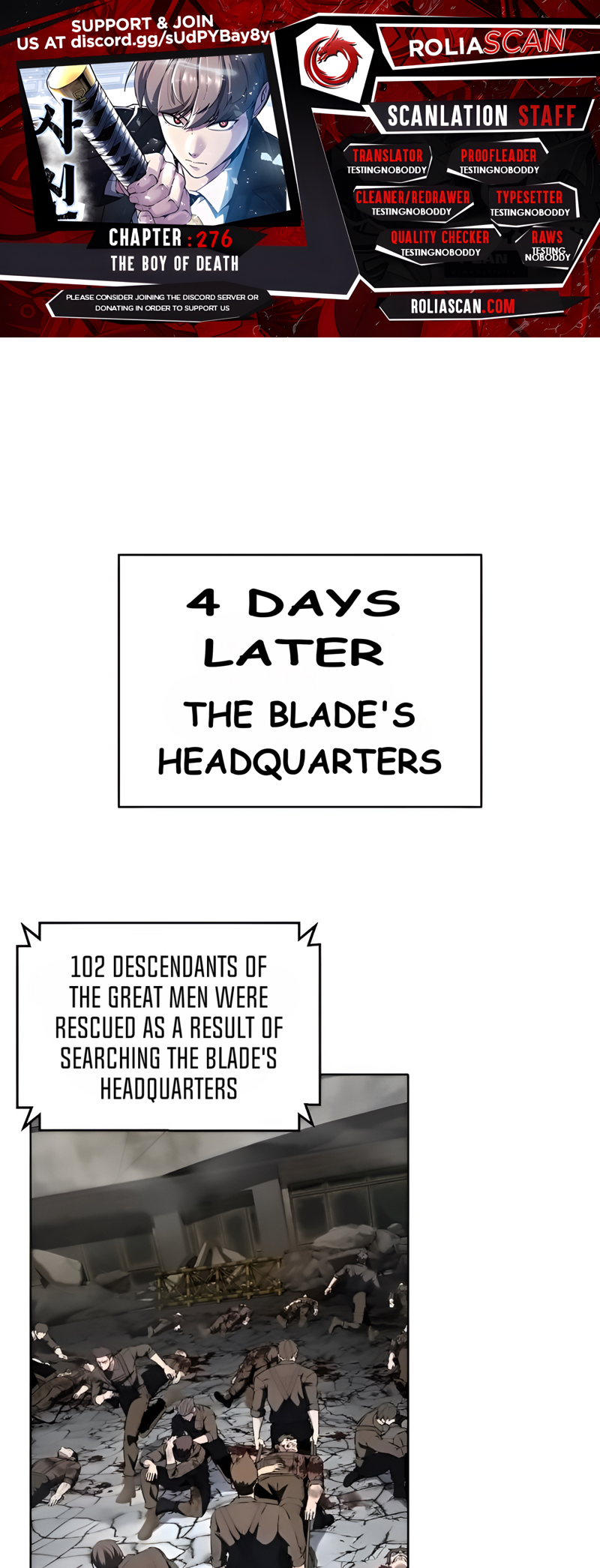 The Boy of Death Ch. 276 第1页