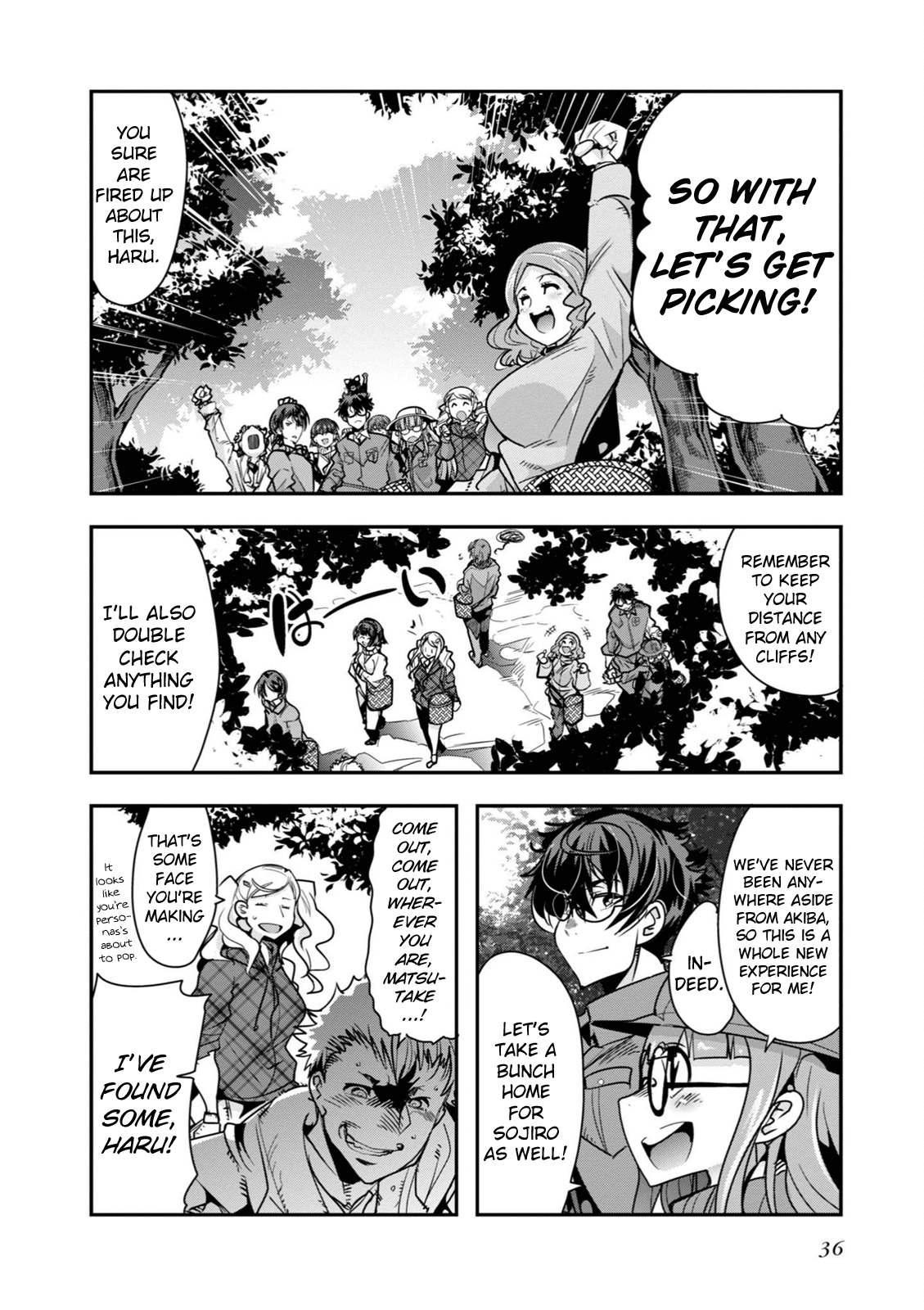 Persona 5 the Animation: Dengeki Comic Anthology Drag Me to Mushroom Hunting 第4页