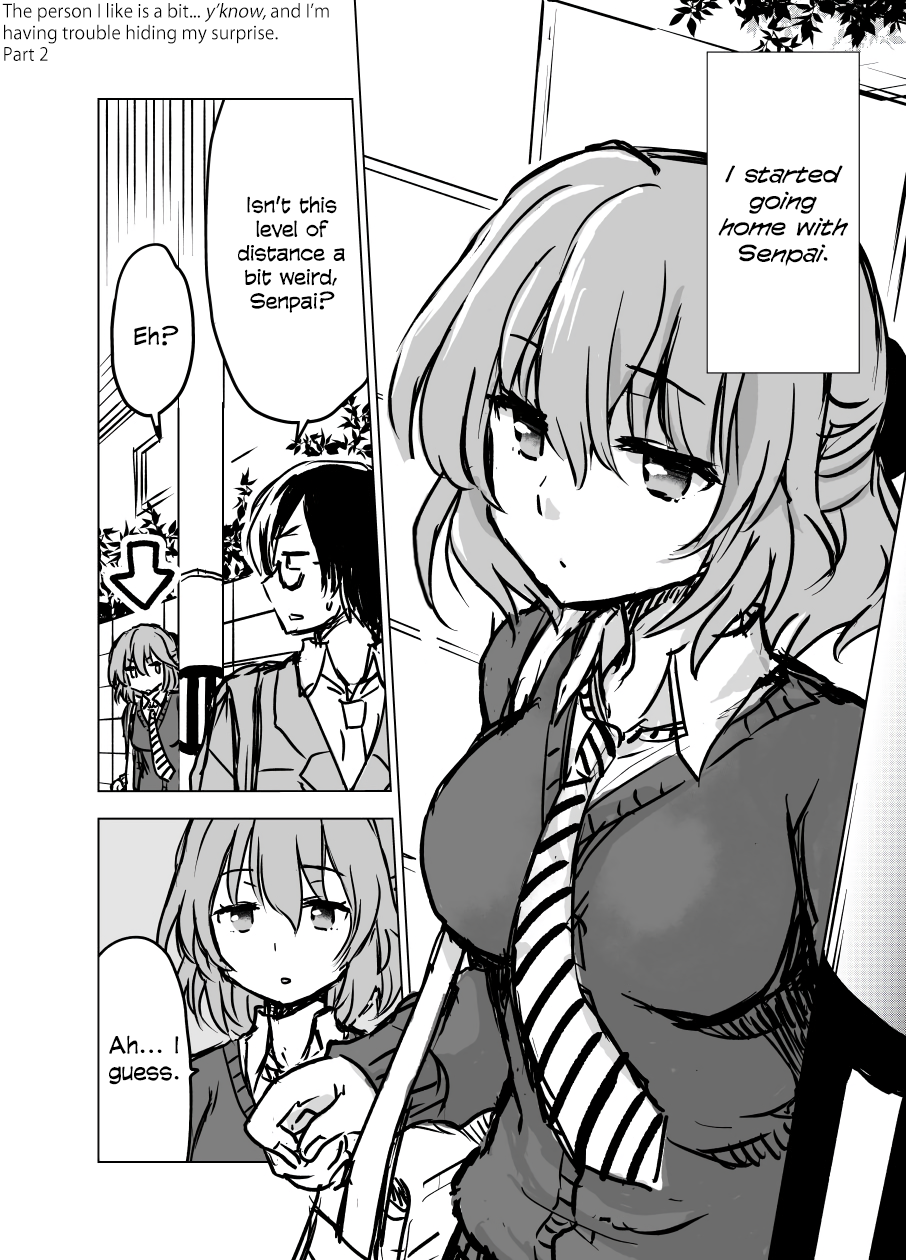 Shiki Seiichi's Short Manga The person I like is a bit... y’know, and I’m having trouble hiding my surprise (Parts 1 to 4) 第5页