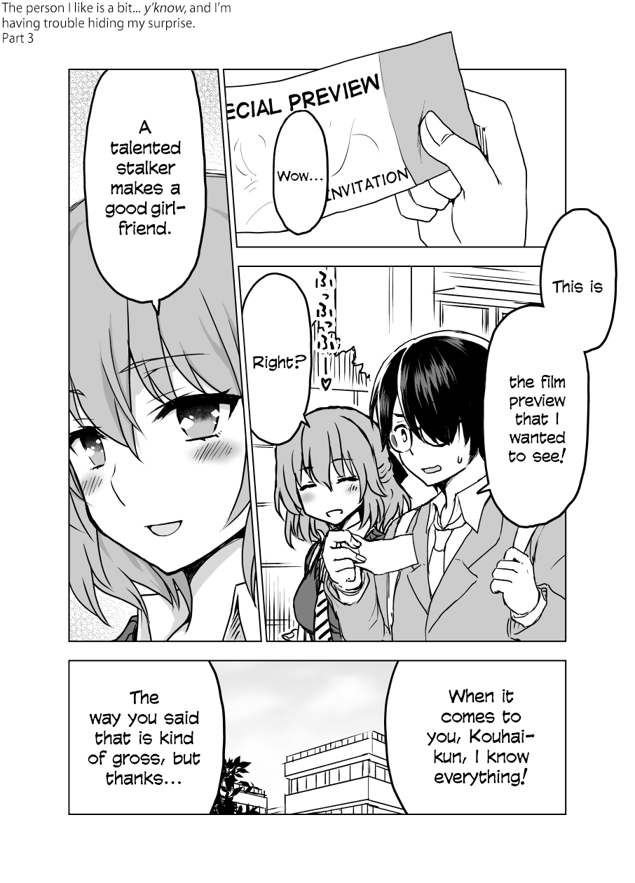 Shiki Seiichi's Short Manga The person I like is a bit... y’know, and I’m having trouble hiding my surprise (Parts 1 to 4) 第9页