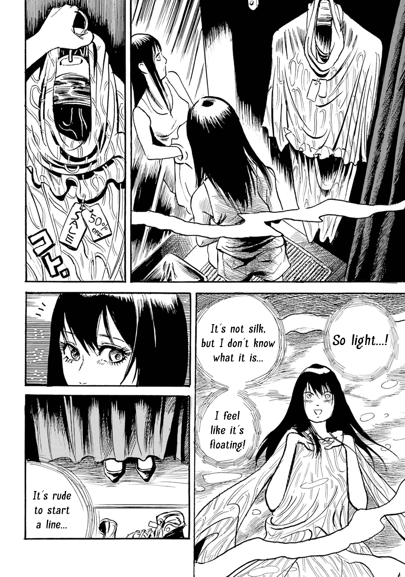 Mieruko-chan Koushiki Anthology Comic Fitting Room of Horror (Noroi Michiru) 第4页