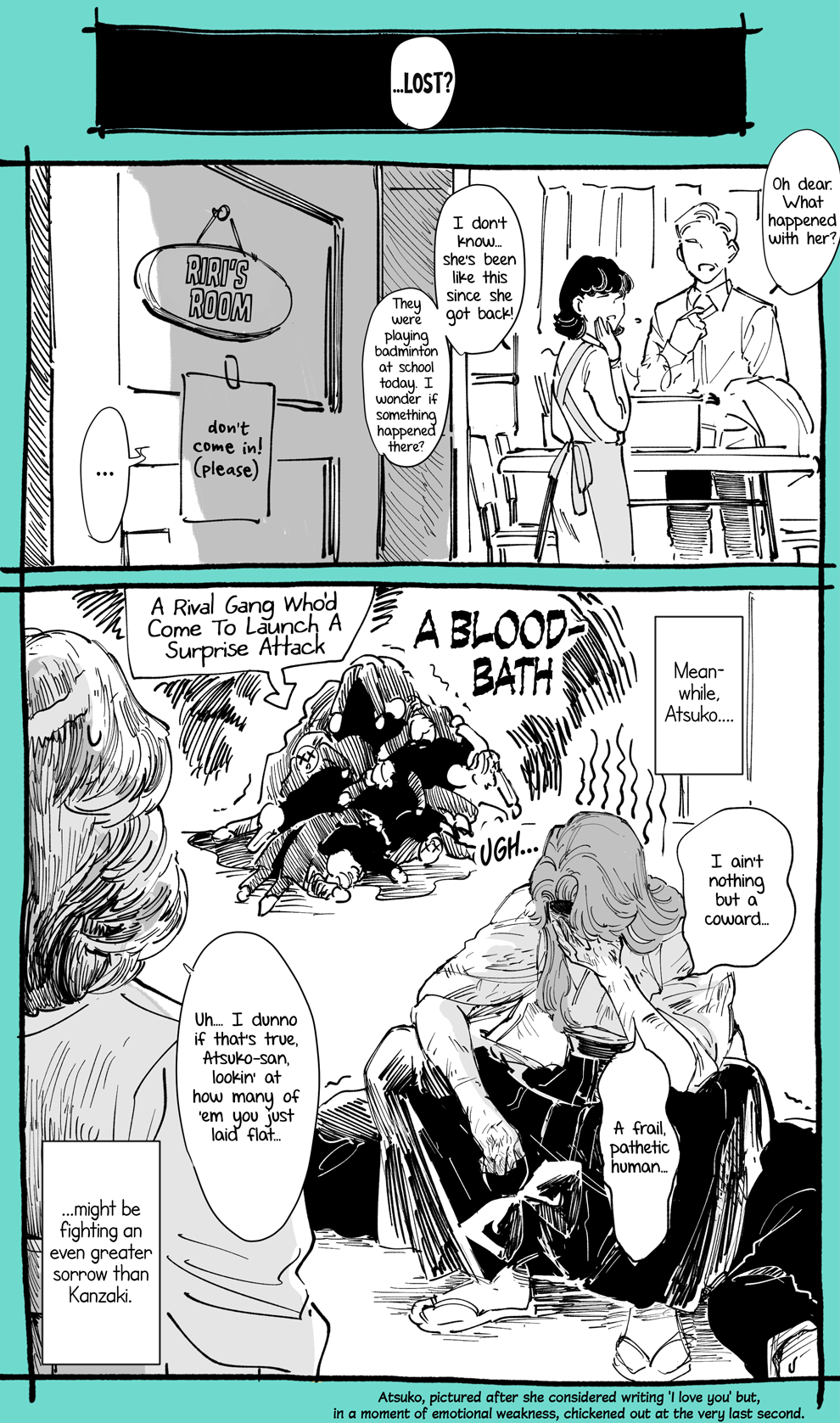 Sukeban to Tenkousei A Delinquent, A Transfer Student, and The Mysterious Word Upon Her Face 第5页
