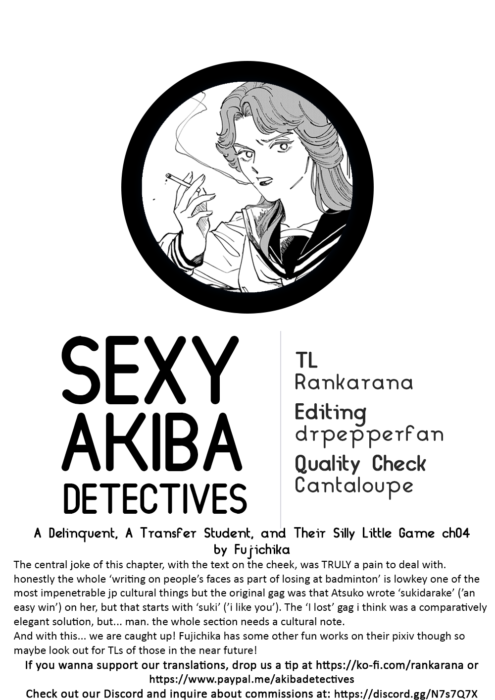 Sukeban to Tenkousei A Delinquent, A Transfer Student, and The Mysterious Word Upon Her Face 第8页