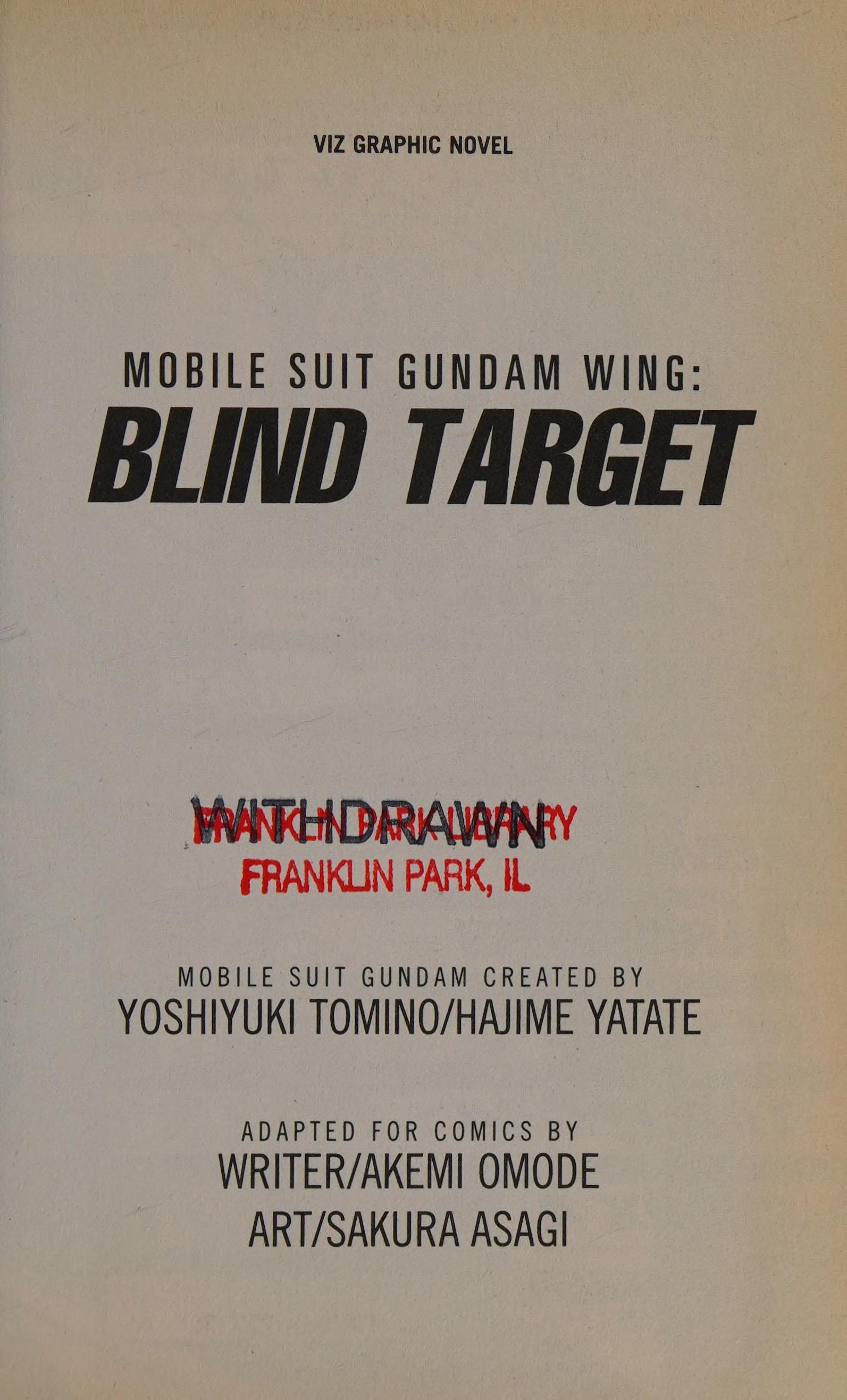 New Mobile Report Gundam Wing - Blind Target 第7页