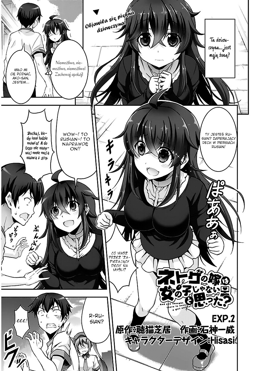 Netoge no Yome wa Onnanoko ja Nai to Omotta? Vol. 1 Ch. 2 第3页