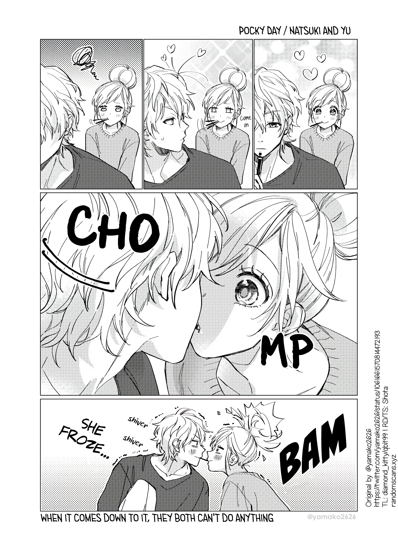 Natsuki and Yu's Pocky Day 第1页