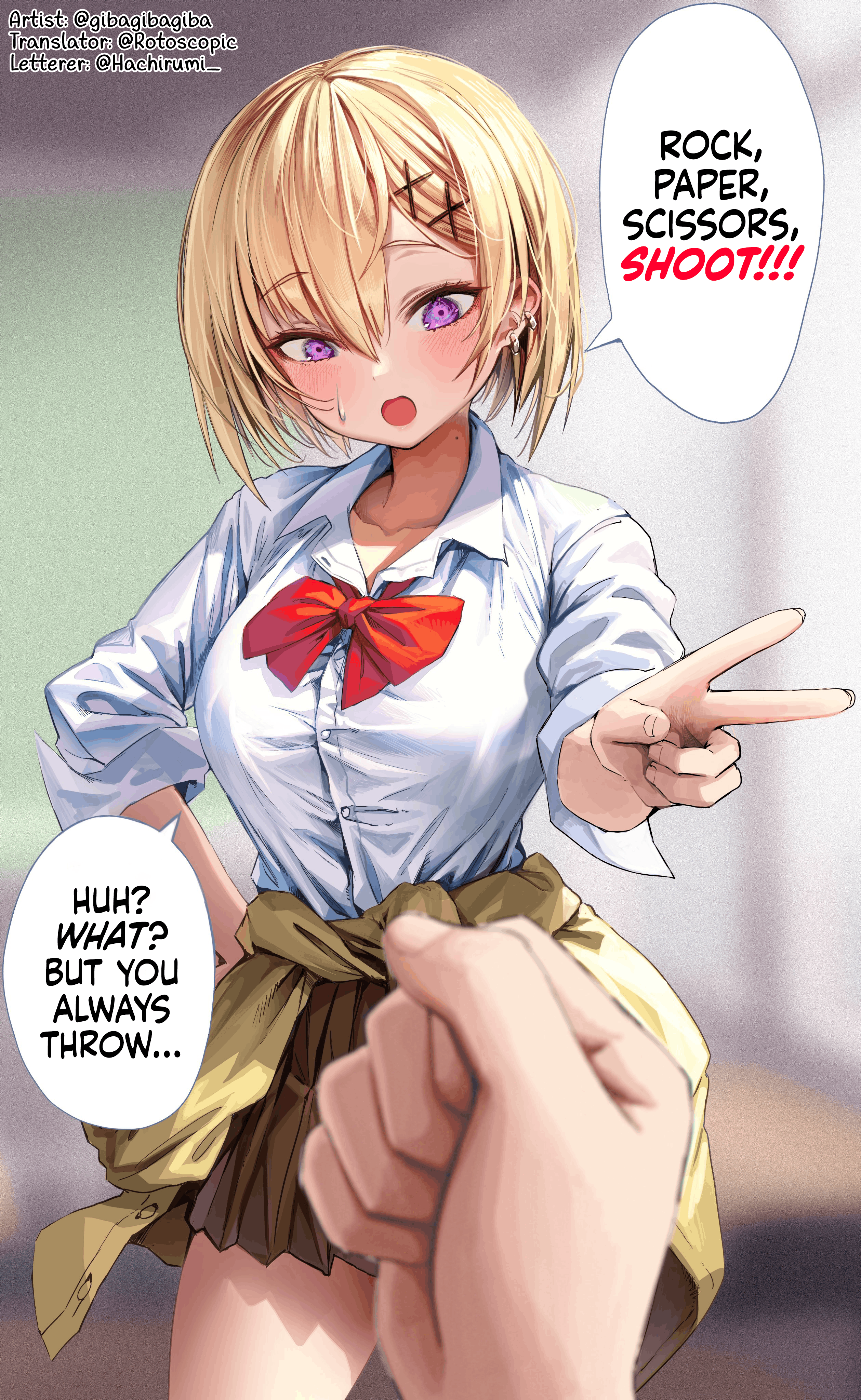 The Rock-Paper-Scissors Girl Scissors… Shoot! 第1页
