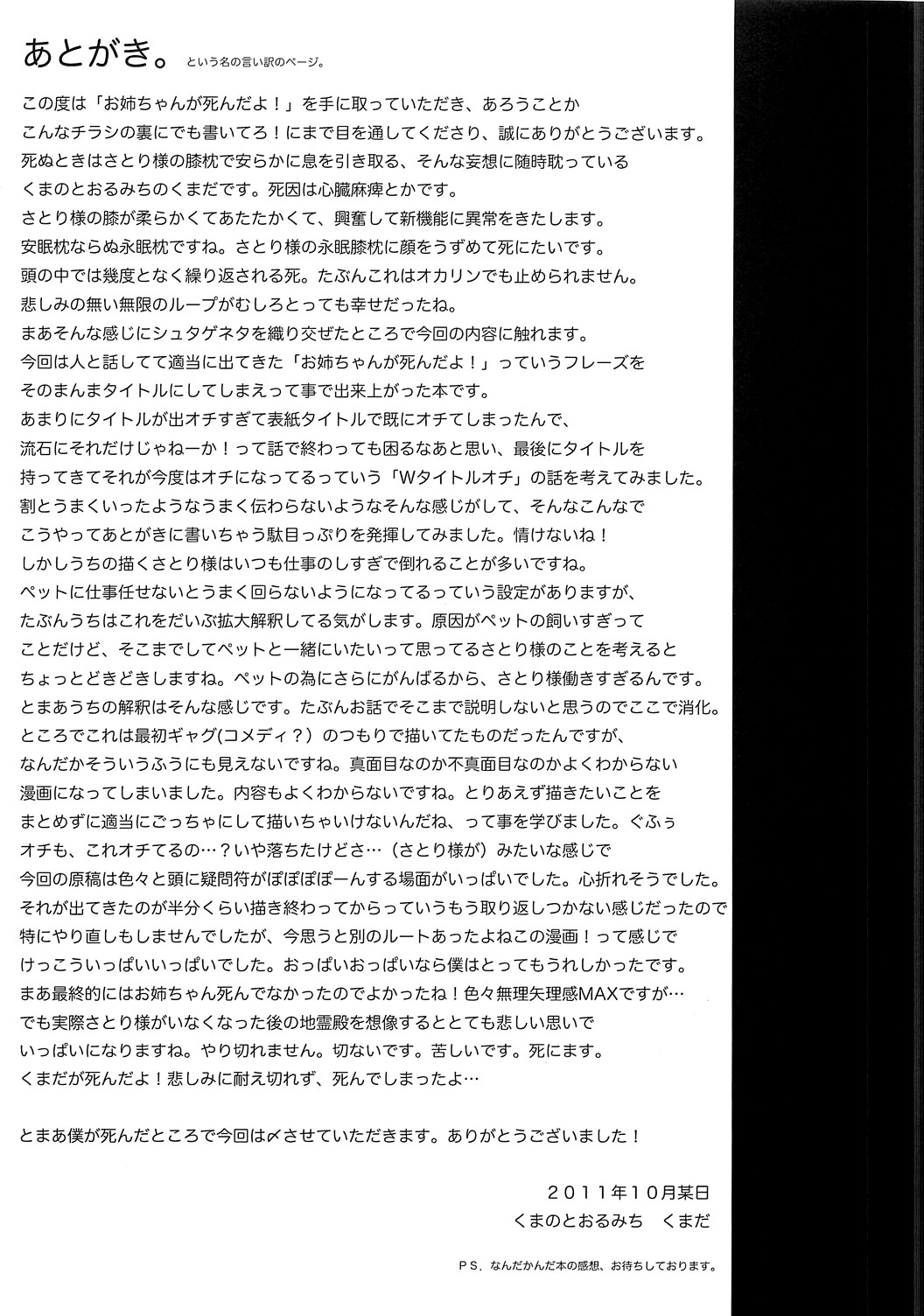 Touhou - Onee-chan Has Died (Doujinshi) Oneshot 第16页