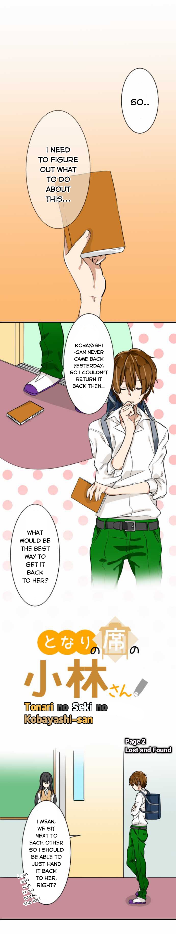 Tonari no Seki no Kobayashi-san Lost & Found 第2页