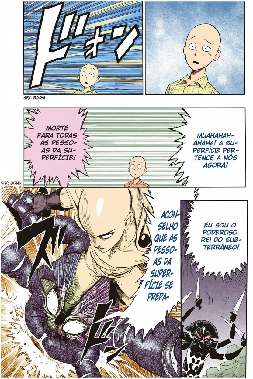 One Punch-Man (Fan Colored) Malígnos Habitantes do Subterrâneo 第19页