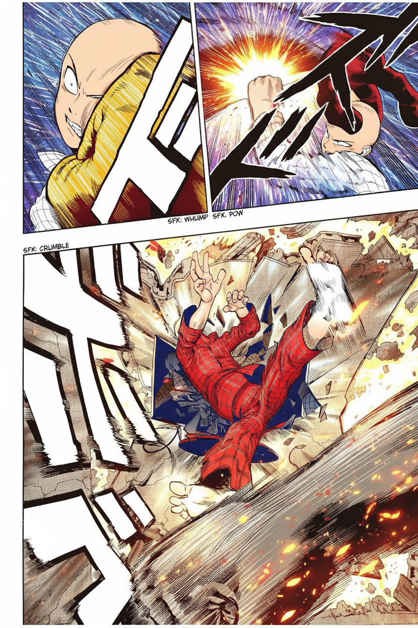 One Punch-Man (Fan Colored) Malígnos Habitantes do Subterrâneo 第4页